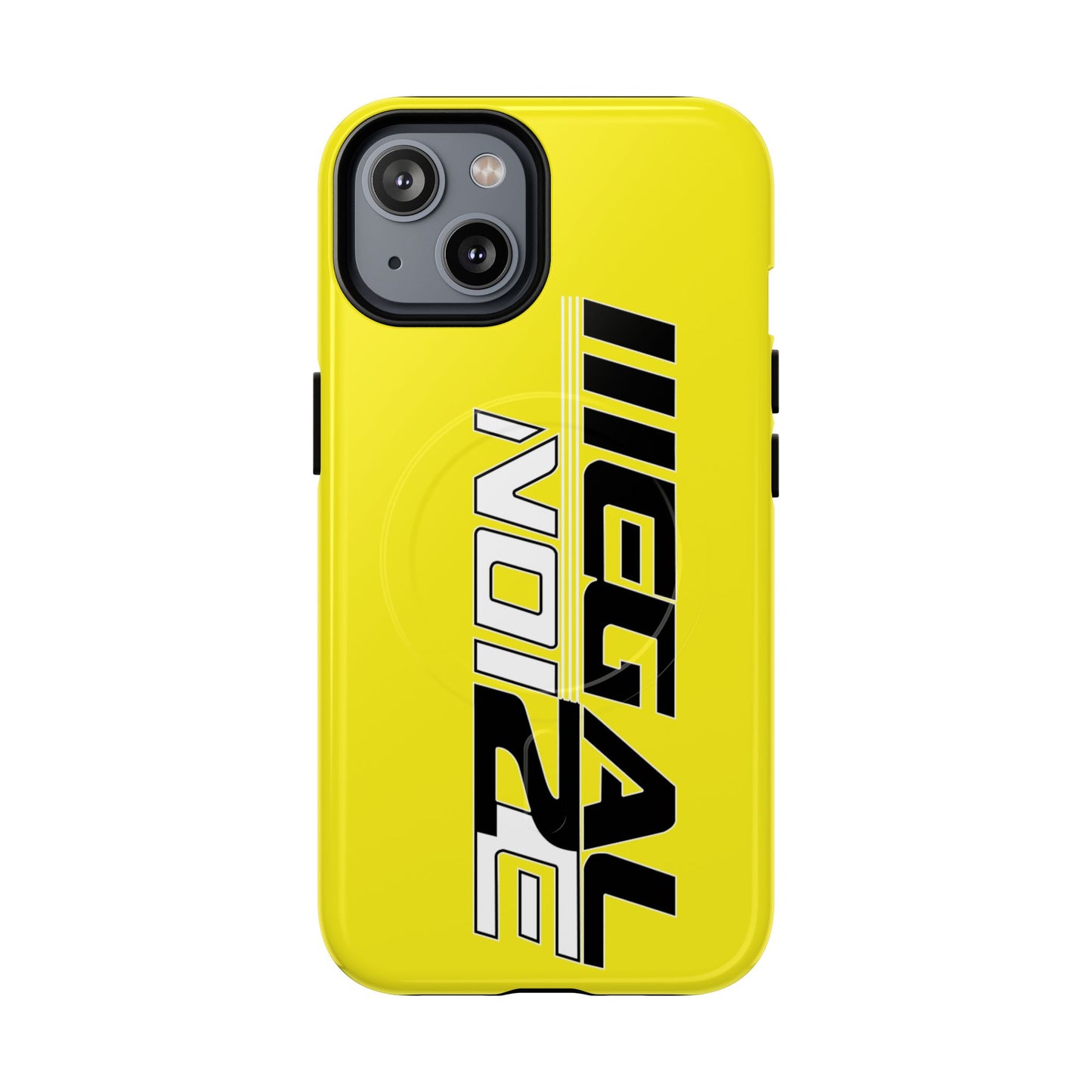 Illegal NoiZe Yellow Tough Magnetic iPhone Case