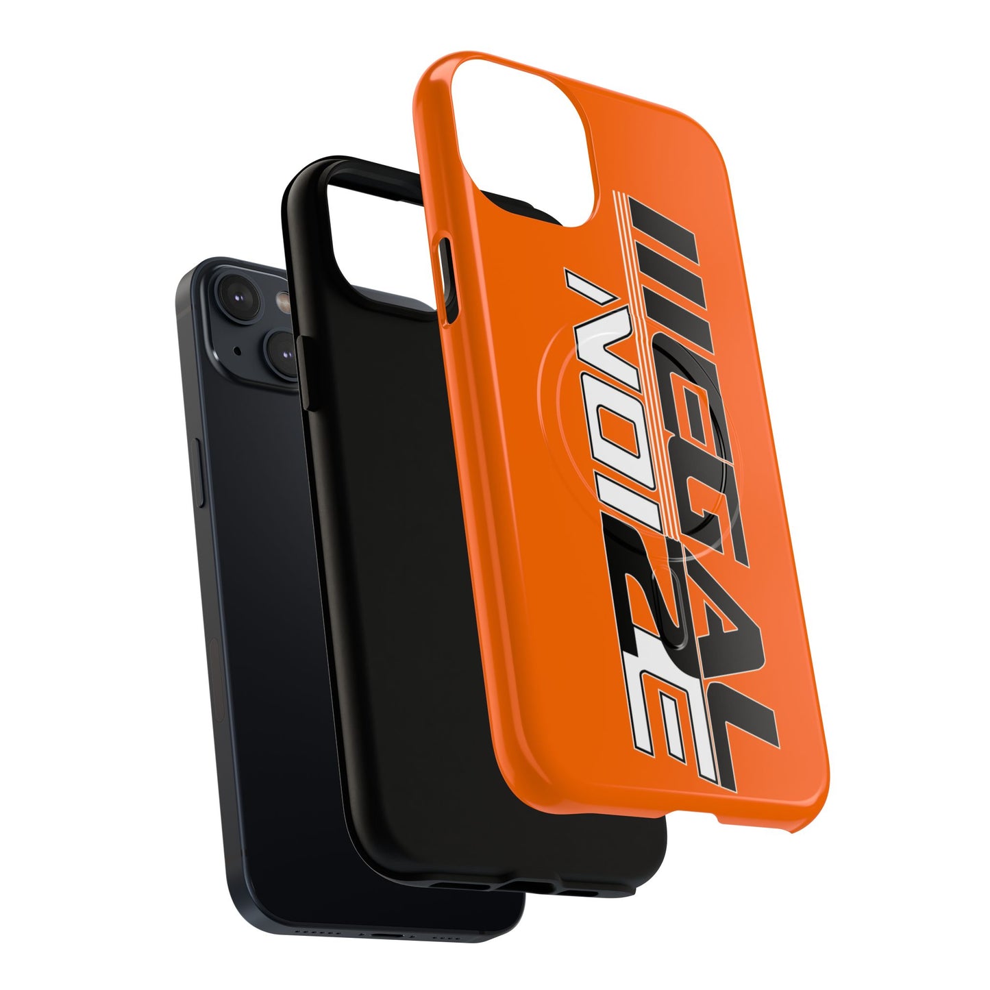Illegal NoiZe Cosmic Orange Tough Magnetic iPhone Case