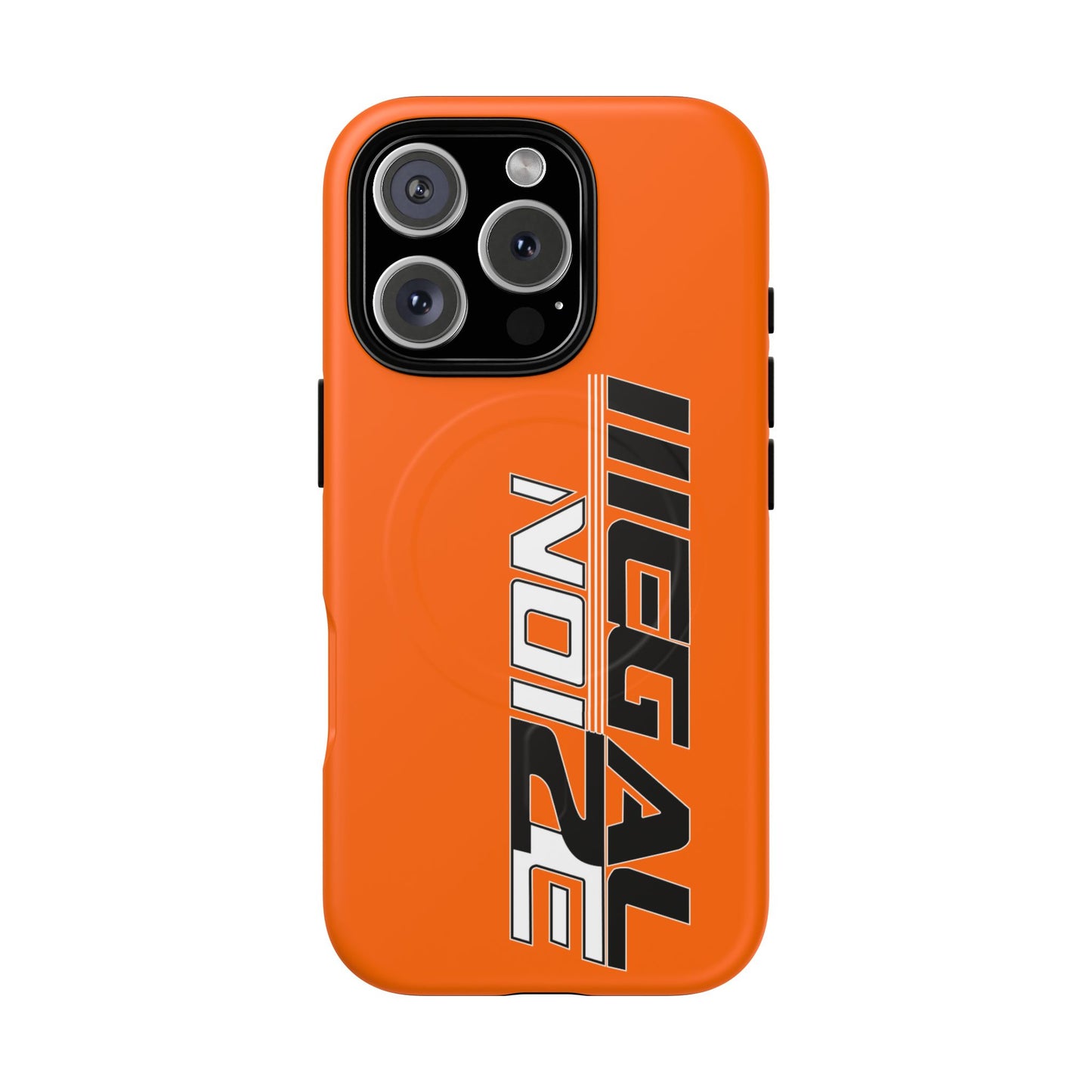 Illegal NoiZe Cosmic Orange Tough Magnetic iPhone Case