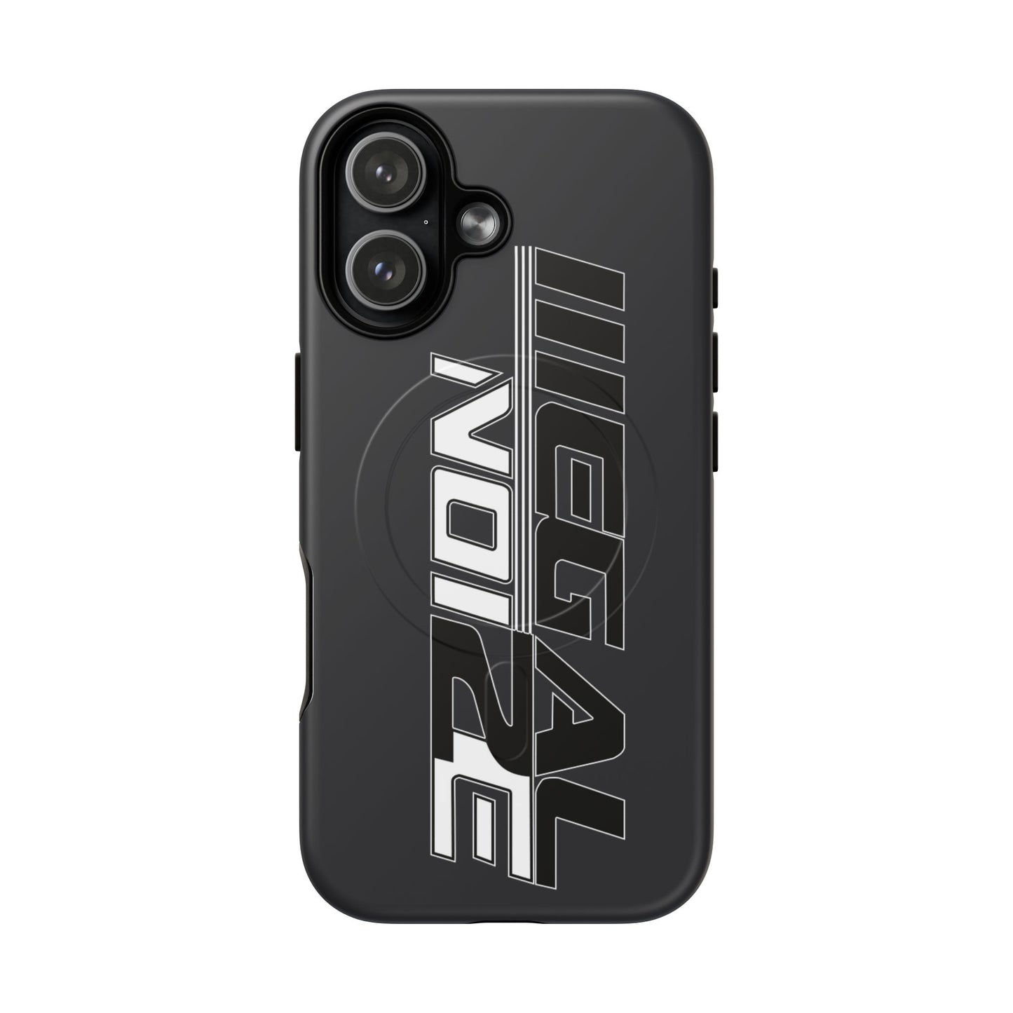 Illegal NoiZe Gunmetal Graphite Tough Magnetic iPhone Case