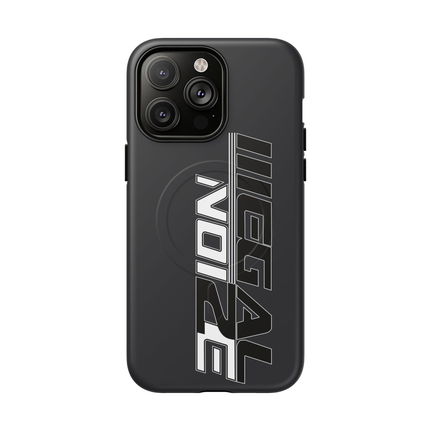 Illegal NoiZe Gunmetal Graphite Tough Magnetic iPhone Case