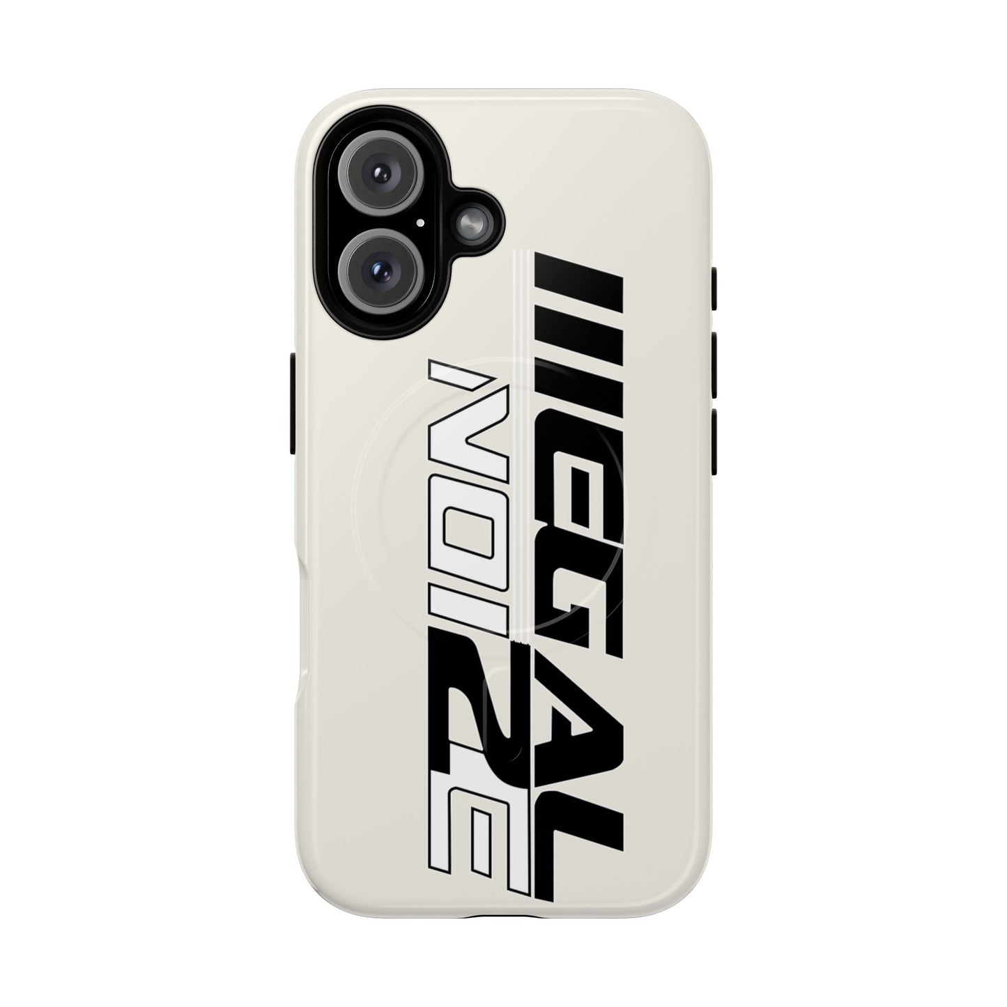 Illegal NoiZe Frost White Tough Magnetic iPhone Case