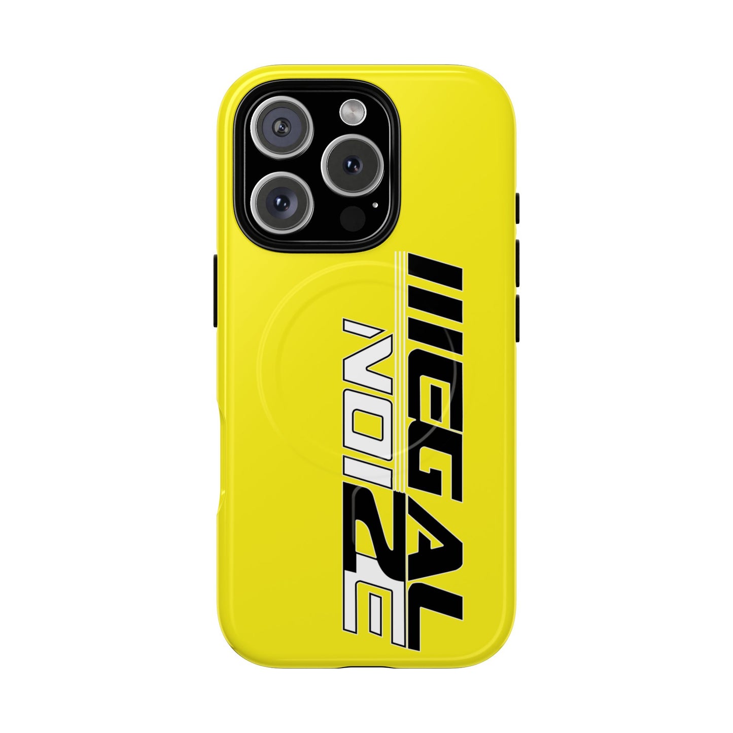 Illegal NoiZe Yellow Tough Magnetic iPhone Case