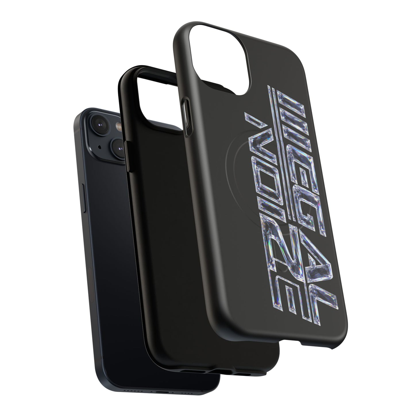 Illegal NoiZe Black Diamond Tough Magnetic iPhone Case