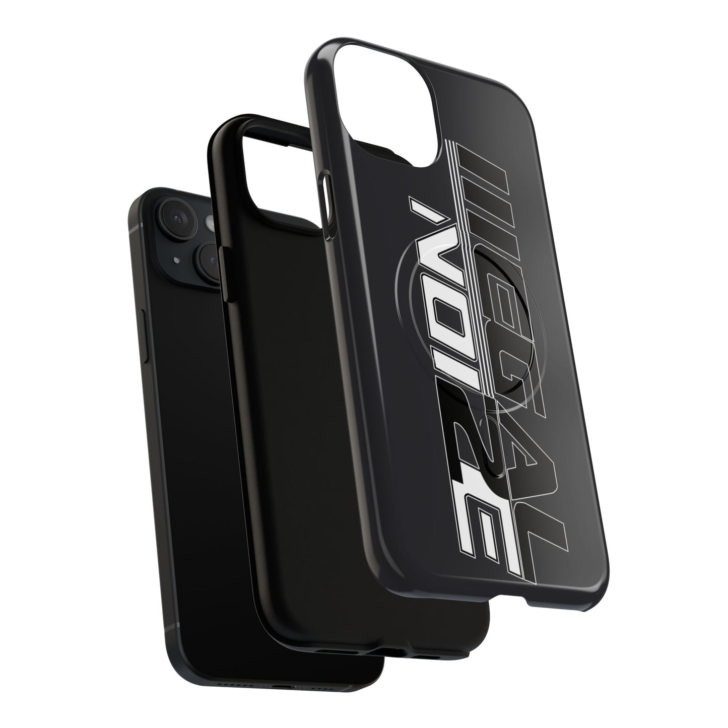 Illegal NoiZe Gunmetal Graphite Tough Magnetic iPhone Case