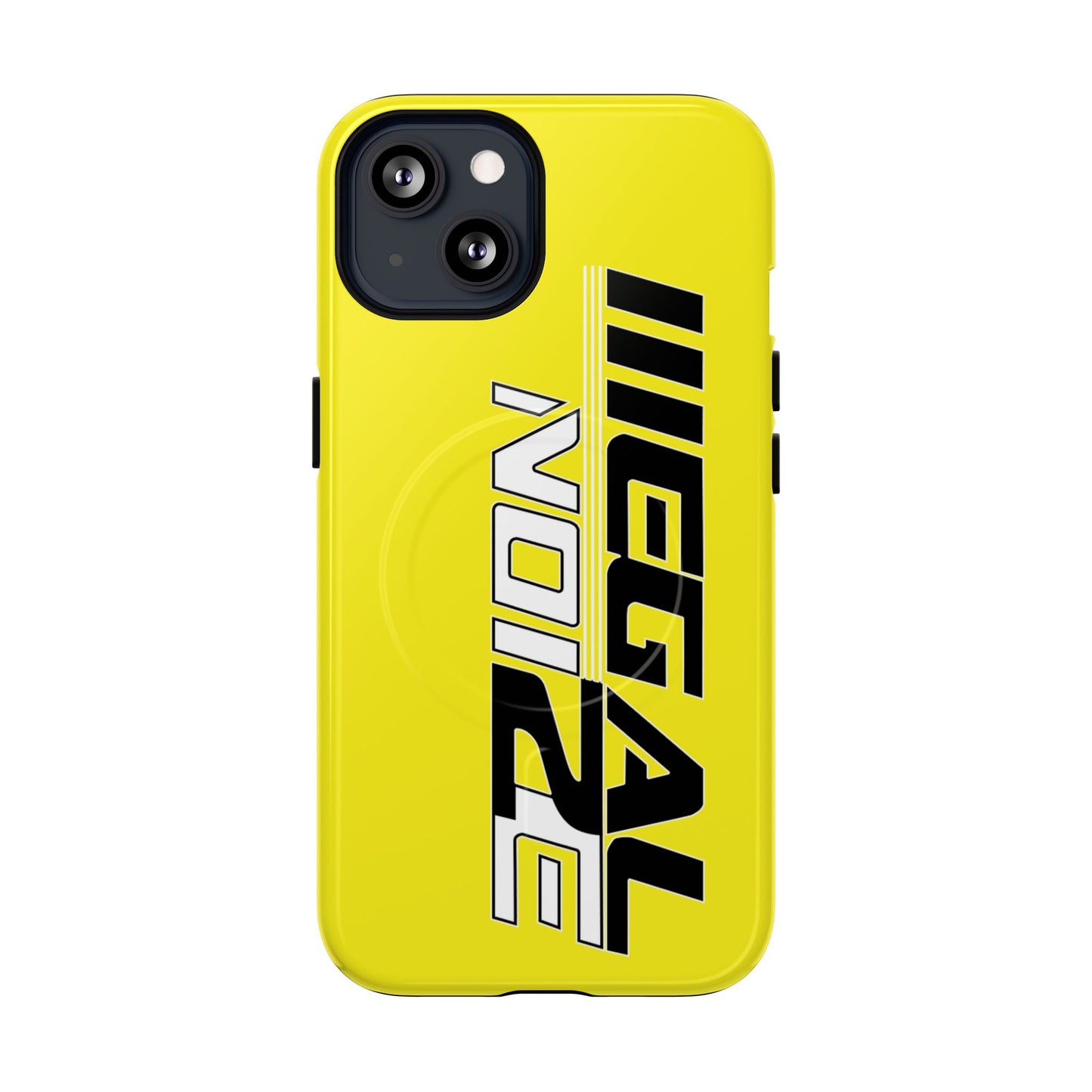 Illegal NoiZe Yellow Tough Magnetic iPhone Case