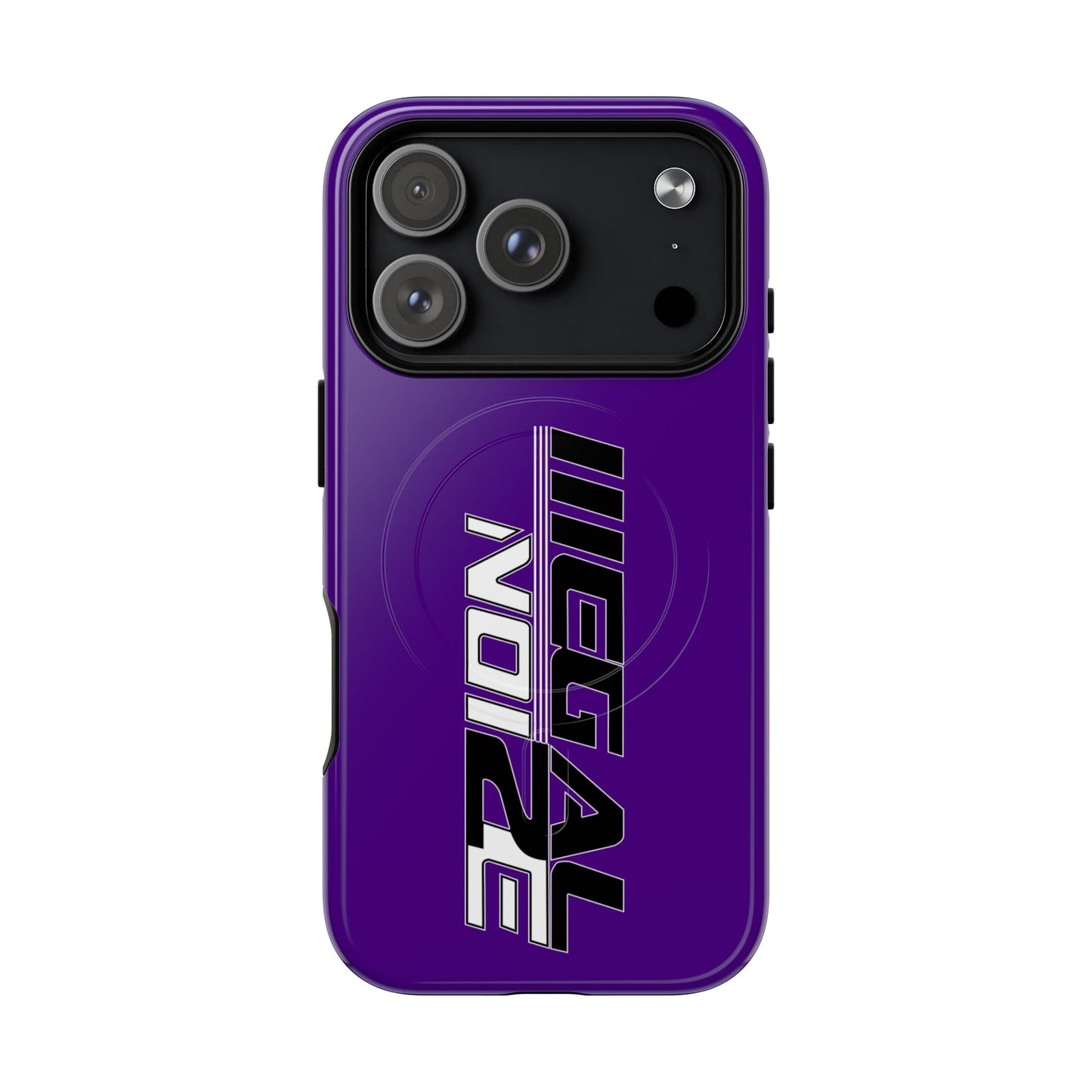 Illegal NoiZe Deep Purple Tough Magnetic iPhone Case
