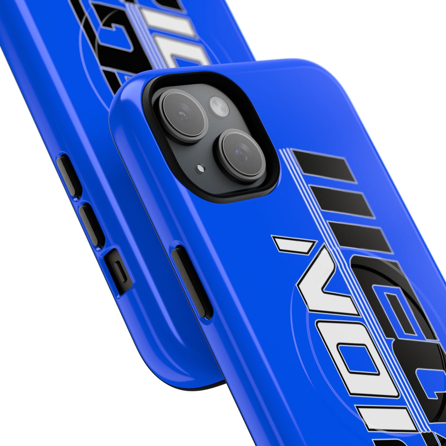 Illegal NoiZe Electric Blue Tough Magnetic iPhone Case
