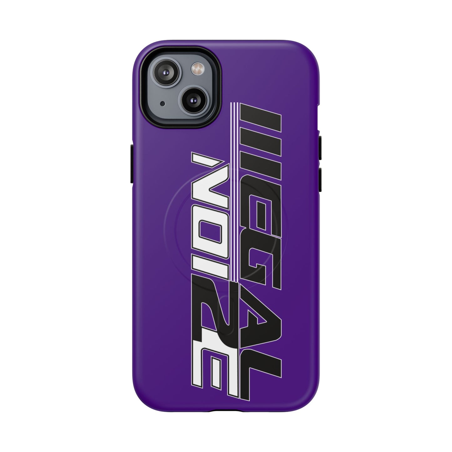 Illegal NoiZe Deep Purple Tough Magnetic iPhone Case