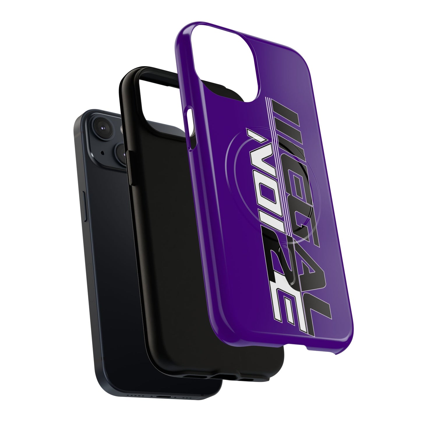 Illegal NoiZe Deep Purple Tough Magnetic iPhone Case