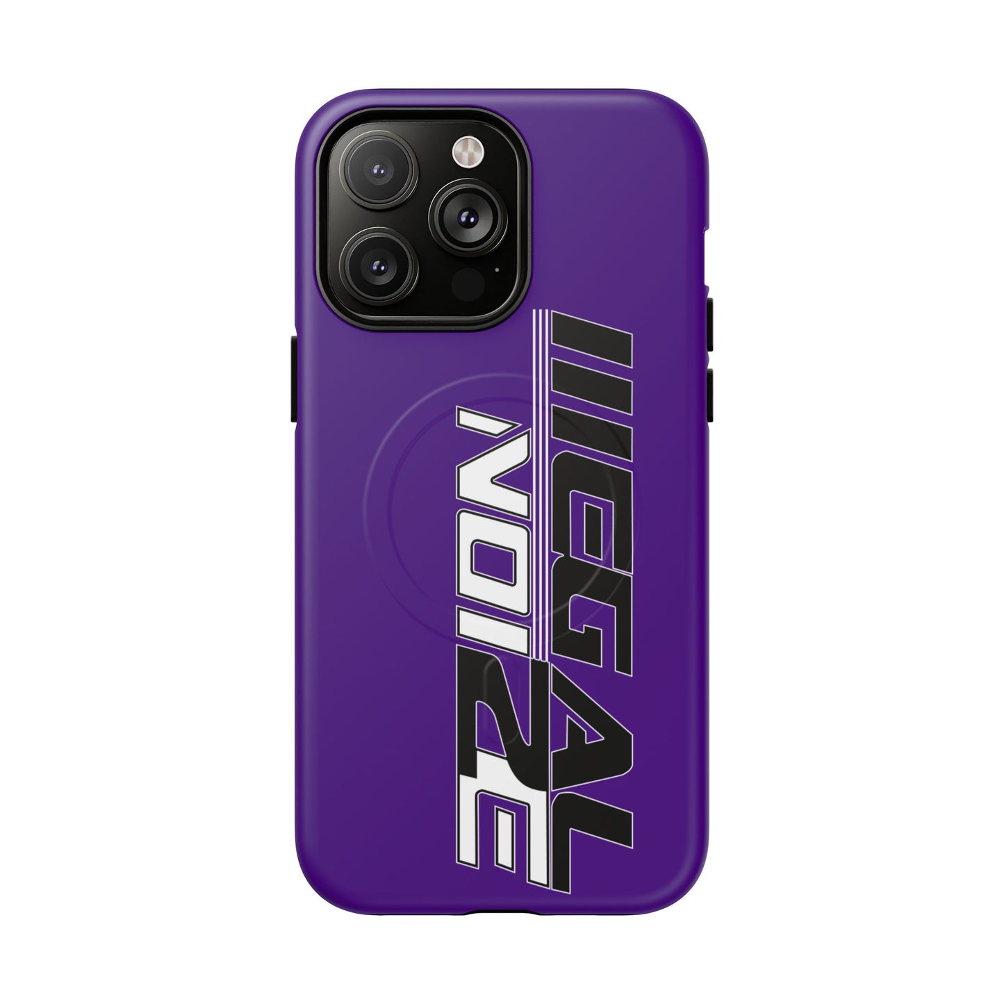 Illegal NoiZe Deep Purple Tough Magnetic iPhone Case