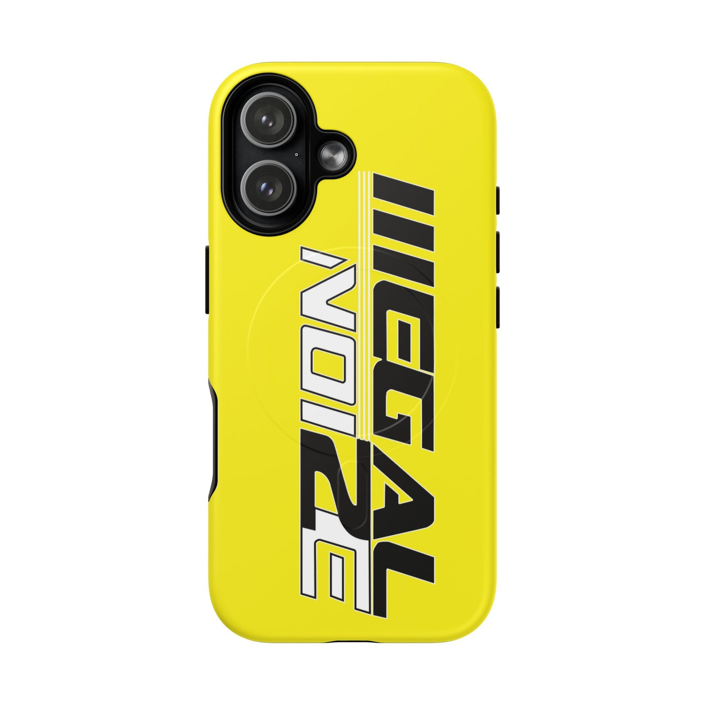 Illegal NoiZe Yellow Tough Magnetic iPhone Case