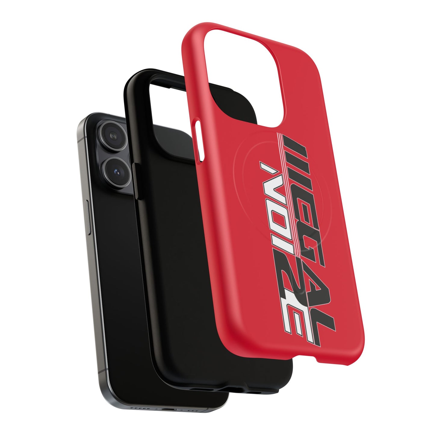 Illegal NoiZe Racing Red Tough Magnetic iPhone Case