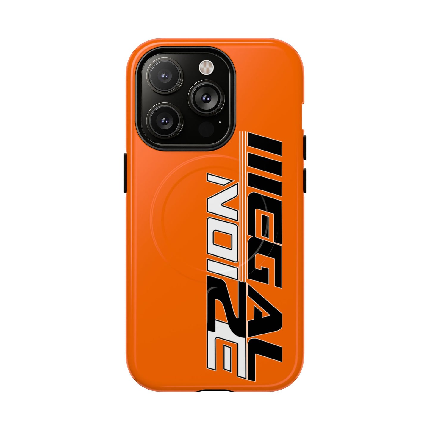 Illegal NoiZe Cosmic Orange Tough Magnetic iPhone Case