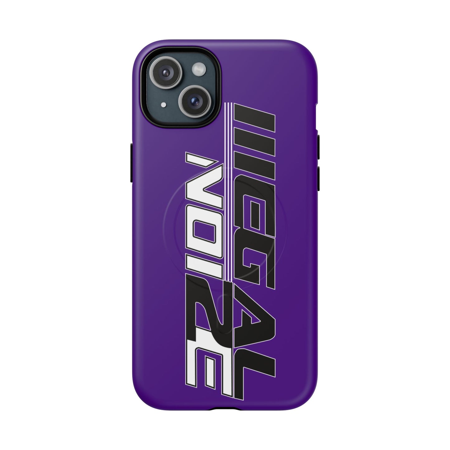 Illegal NoiZe Deep Purple Tough Magnetic iPhone Case