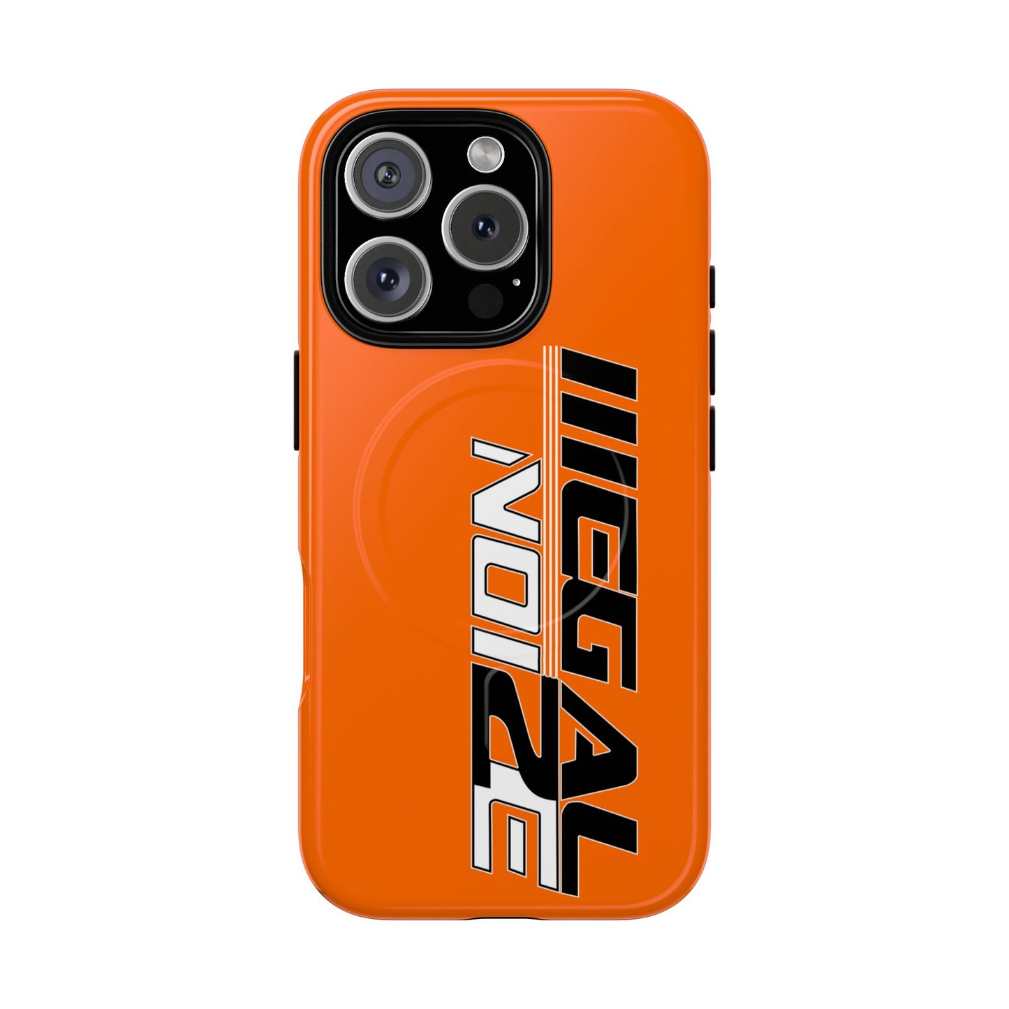 Illegal NoiZe Cosmic Orange Tough Magnetic iPhone Case