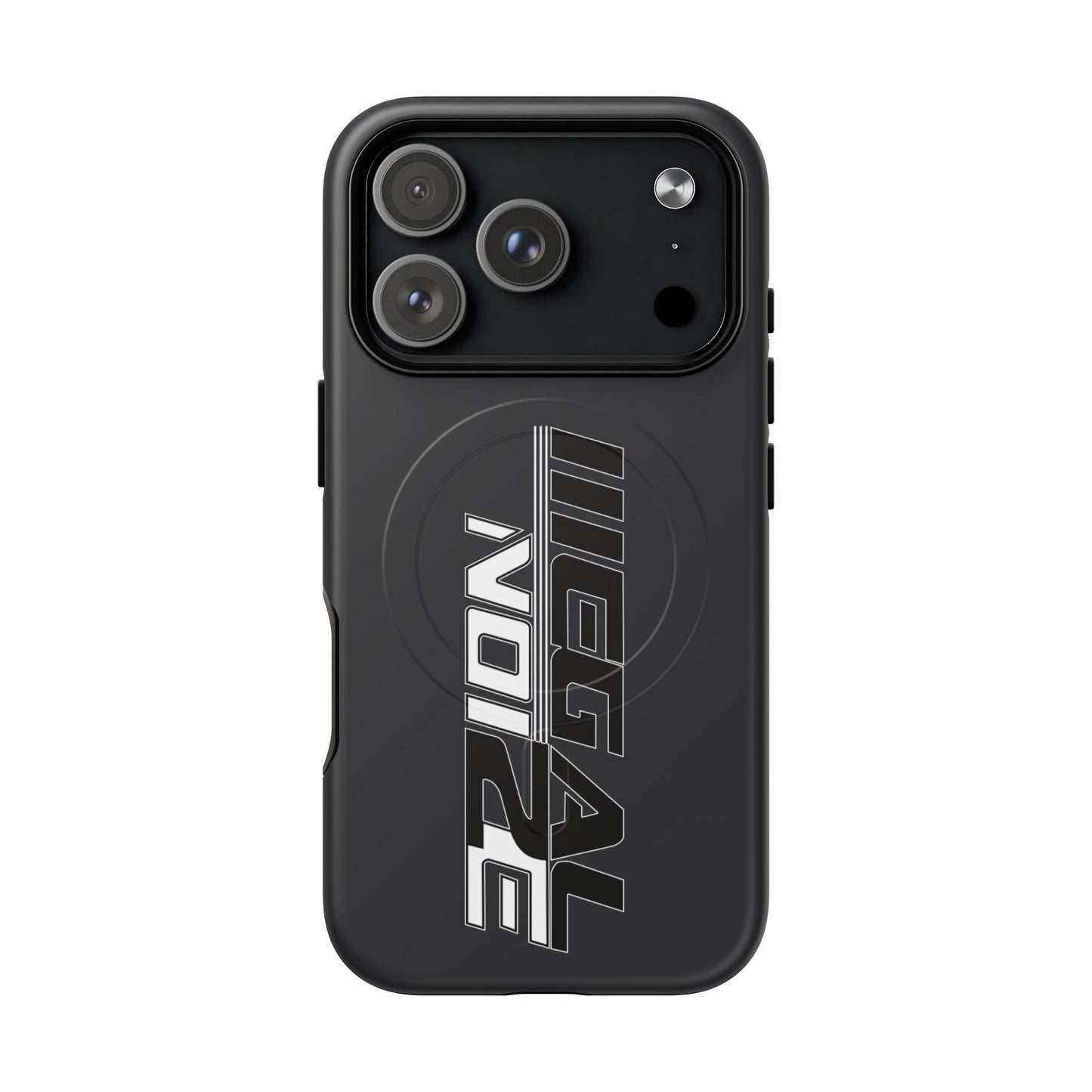 Illegal NoiZe Gunmetal Graphite Tough Magnetic iPhone Case