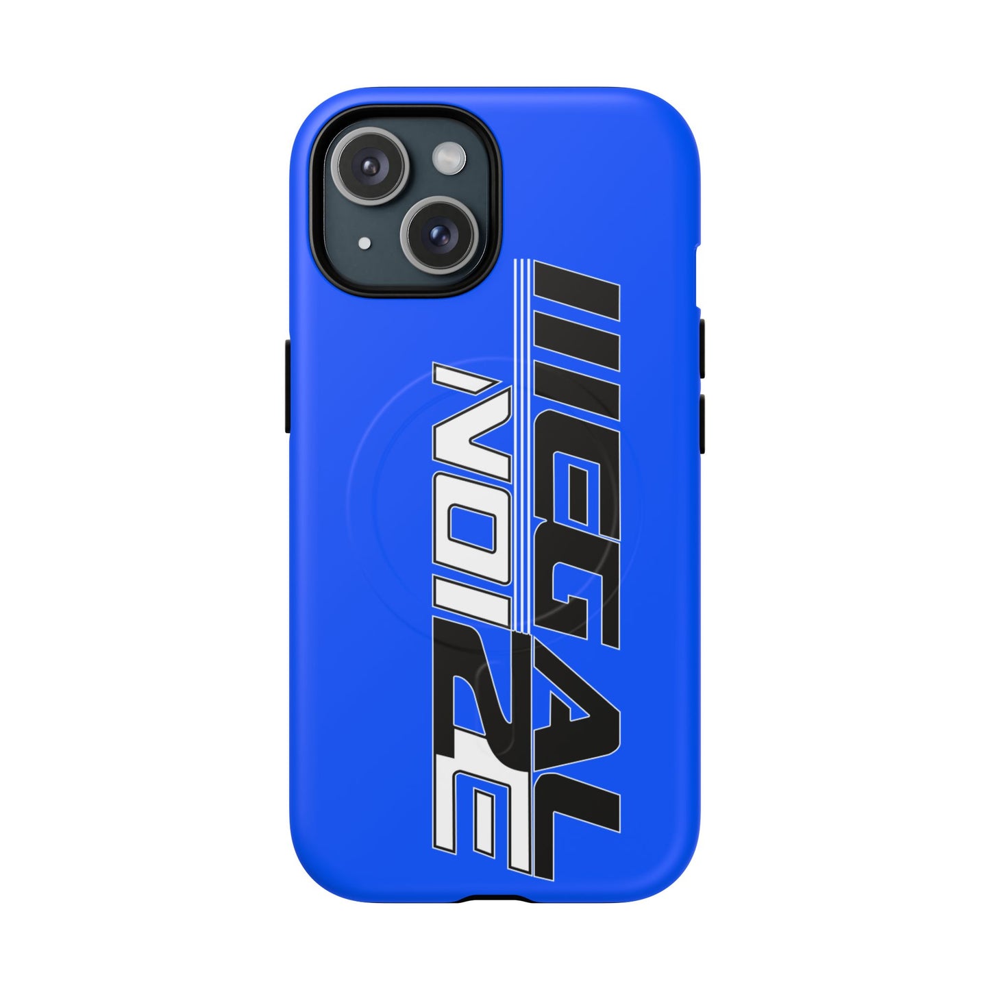 Illegal NoiZe Electric Blue Tough Magnetic iPhone Case