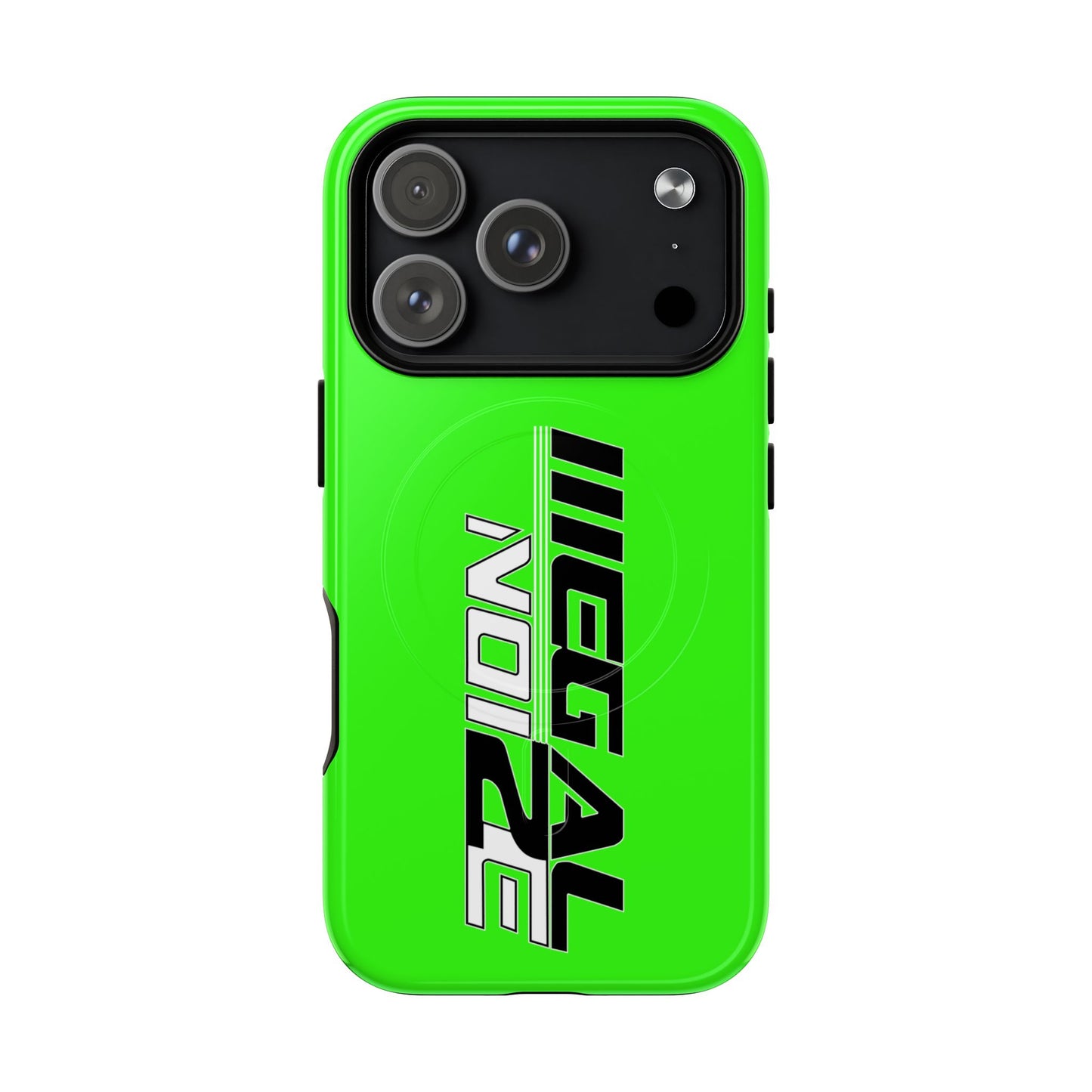Illegal NoiZe Neon Green Tough Magnetic iPhone Case