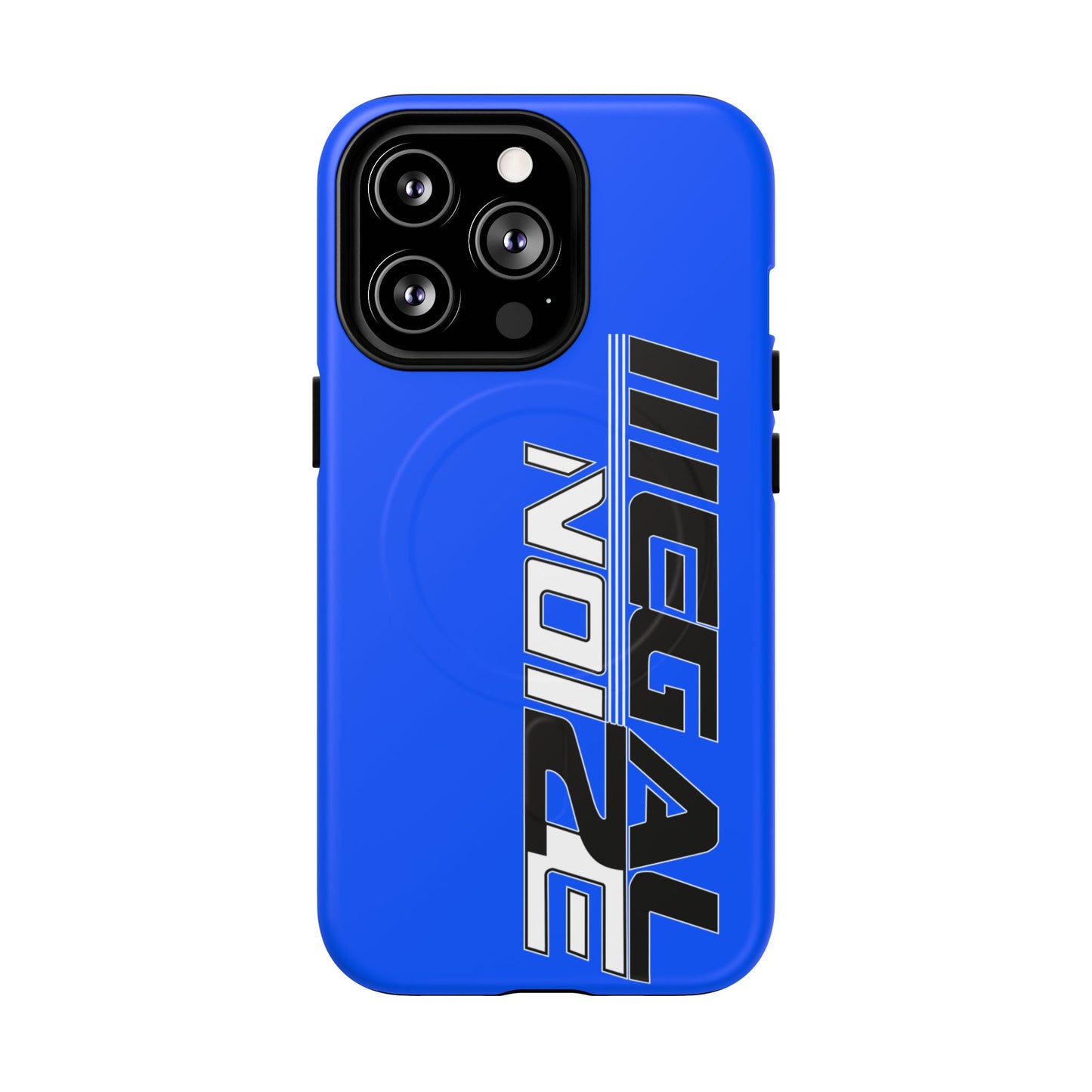 Illegal NoiZe Electric Blue Tough Magnetic iPhone Case