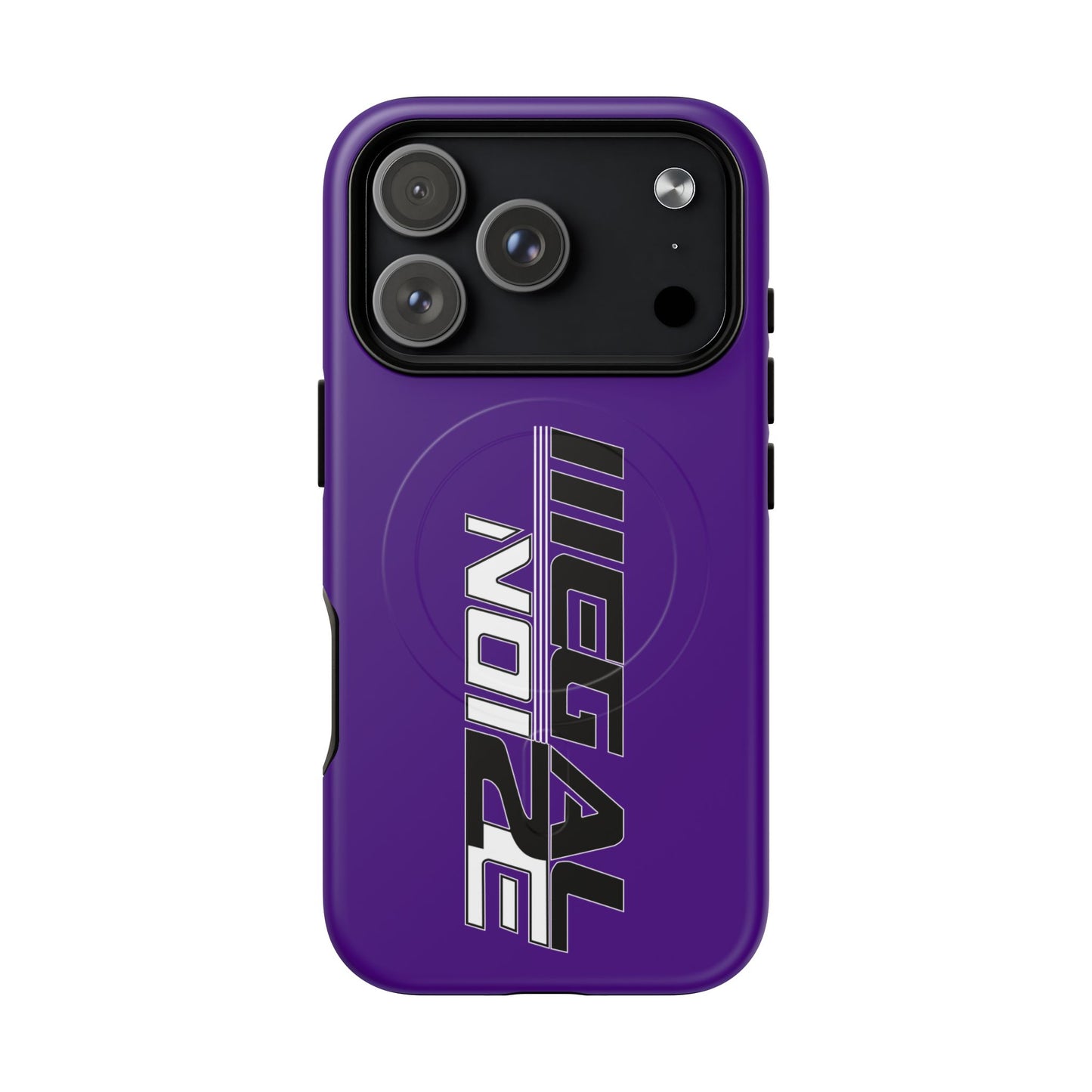 Illegal NoiZe Deep Purple Tough Magnetic iPhone Case