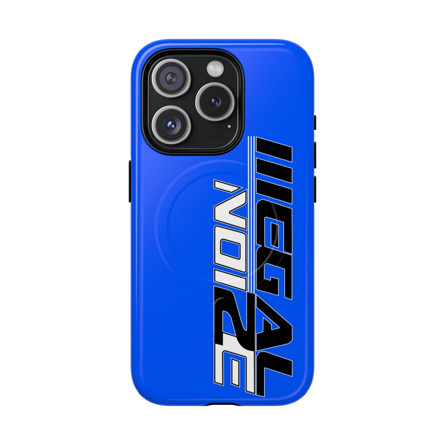 Illegal NoiZe Electric Blue Tough Magnetic iPhone Case