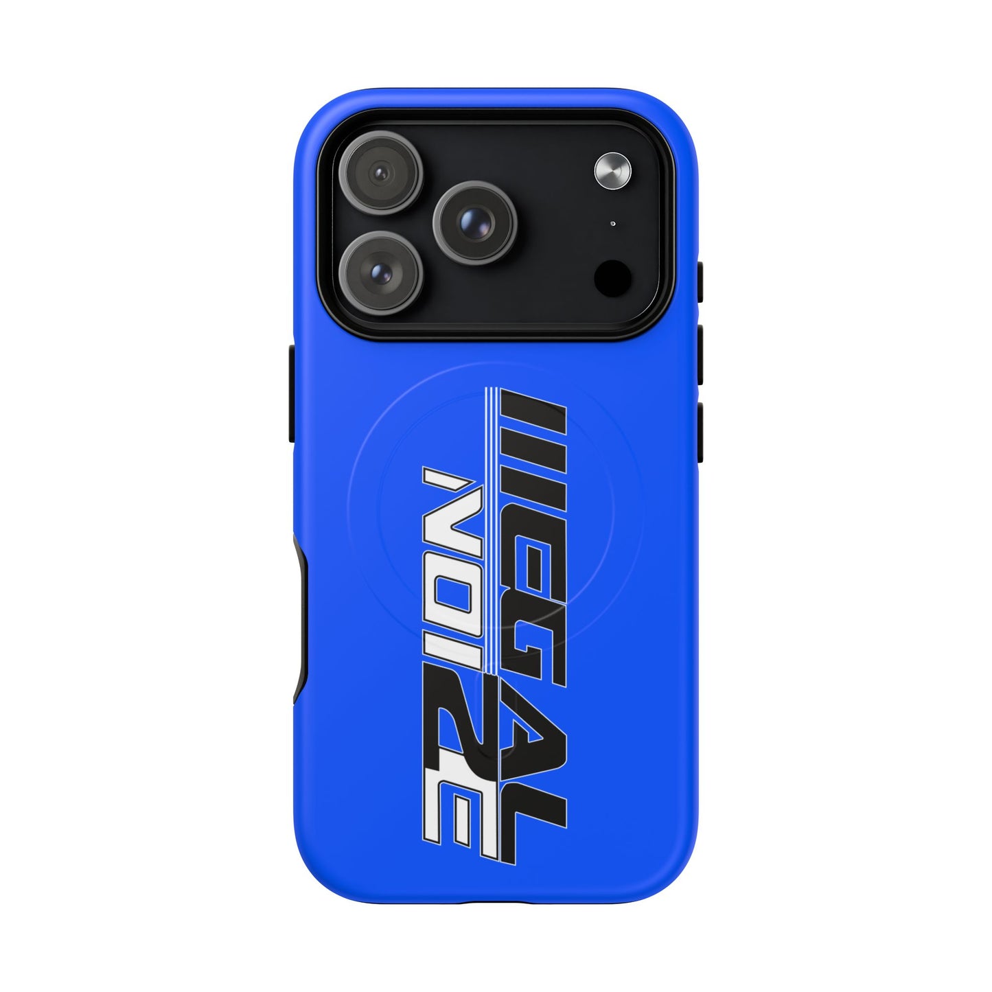 Illegal NoiZe Electric Blue Tough Magnetic iPhone Case