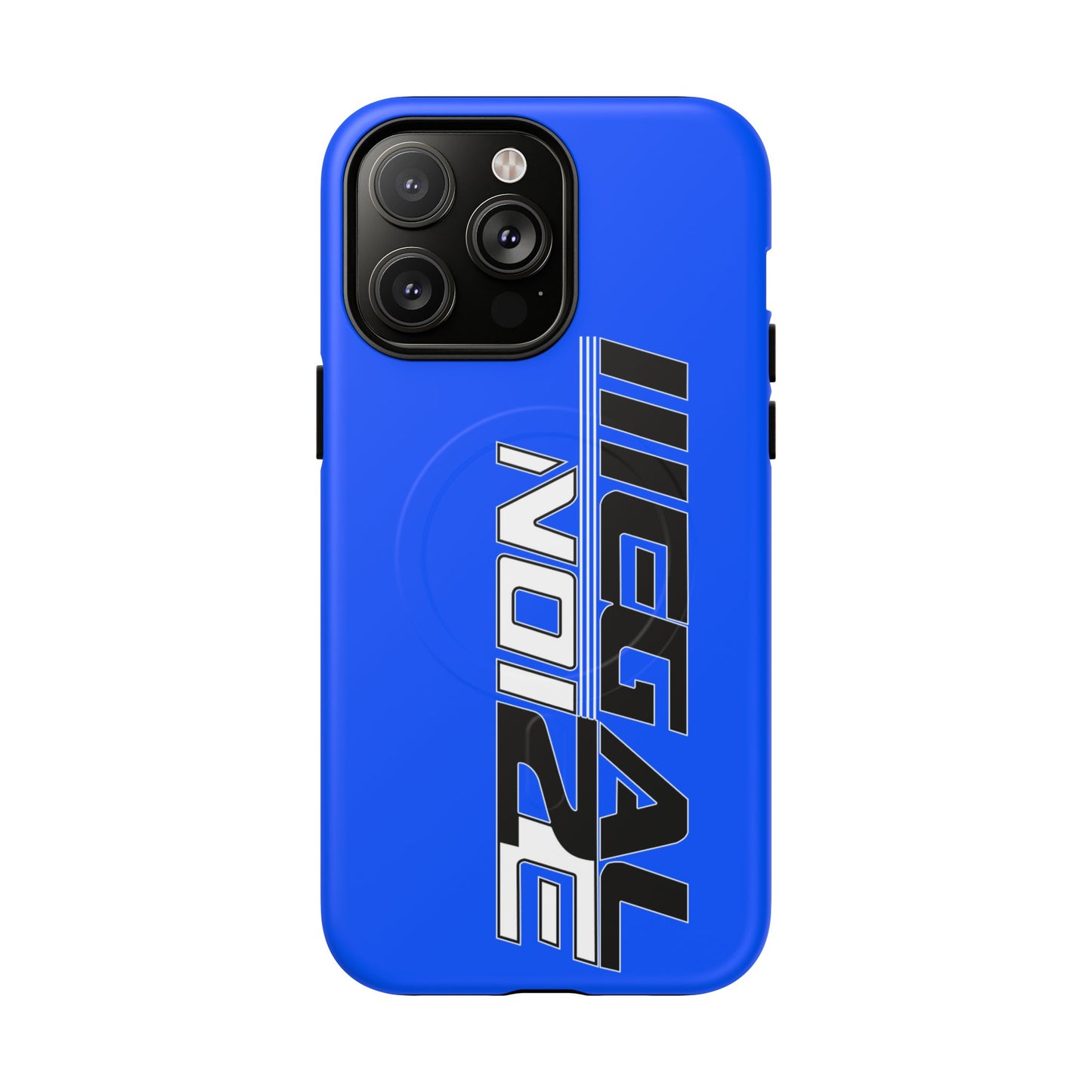 Illegal NoiZe Electric Blue Tough Magnetic iPhone Case