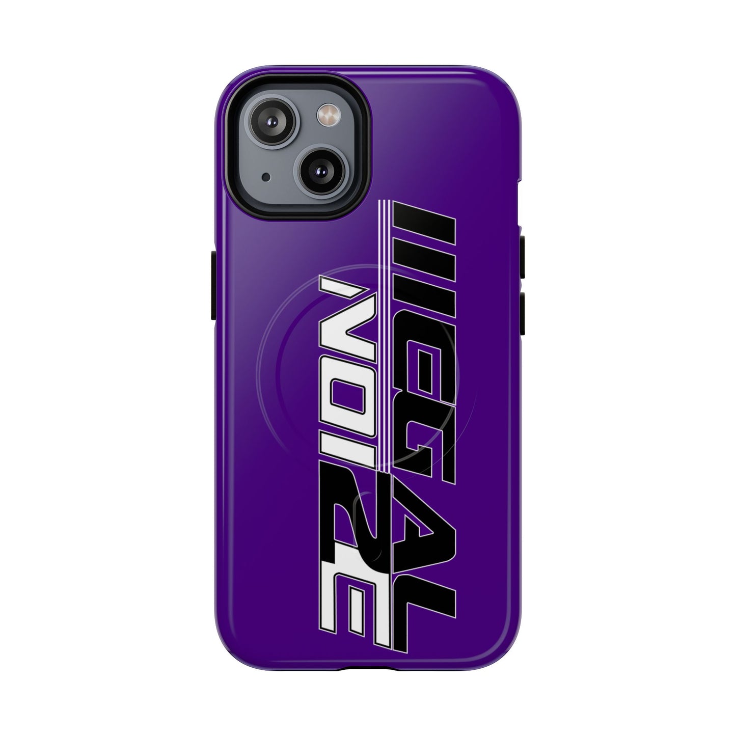 Illegal NoiZe Deep Purple Tough Magnetic iPhone Case