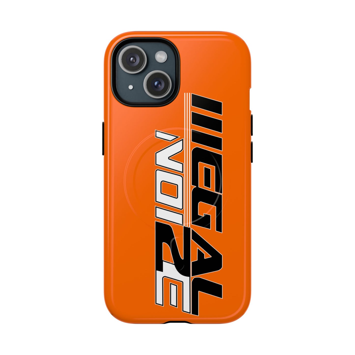Illegal NoiZe Cosmic Orange Tough Magnetic iPhone Case