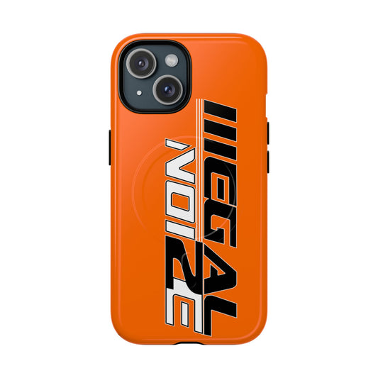 Illegal NoiZe Cosmic Orange Tough Magnetic iPhone Case