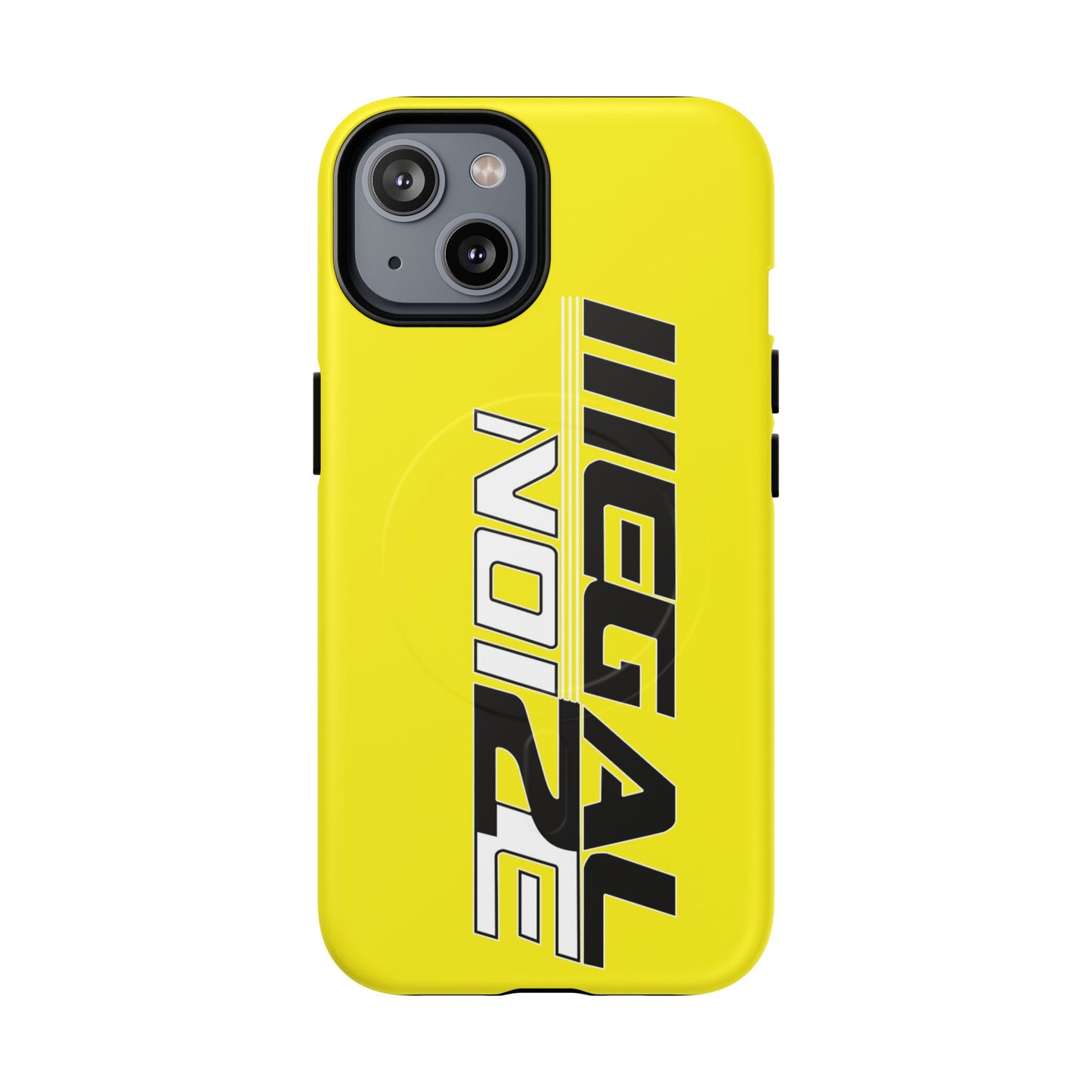 Illegal NoiZe Yellow Tough Magnetic iPhone Case