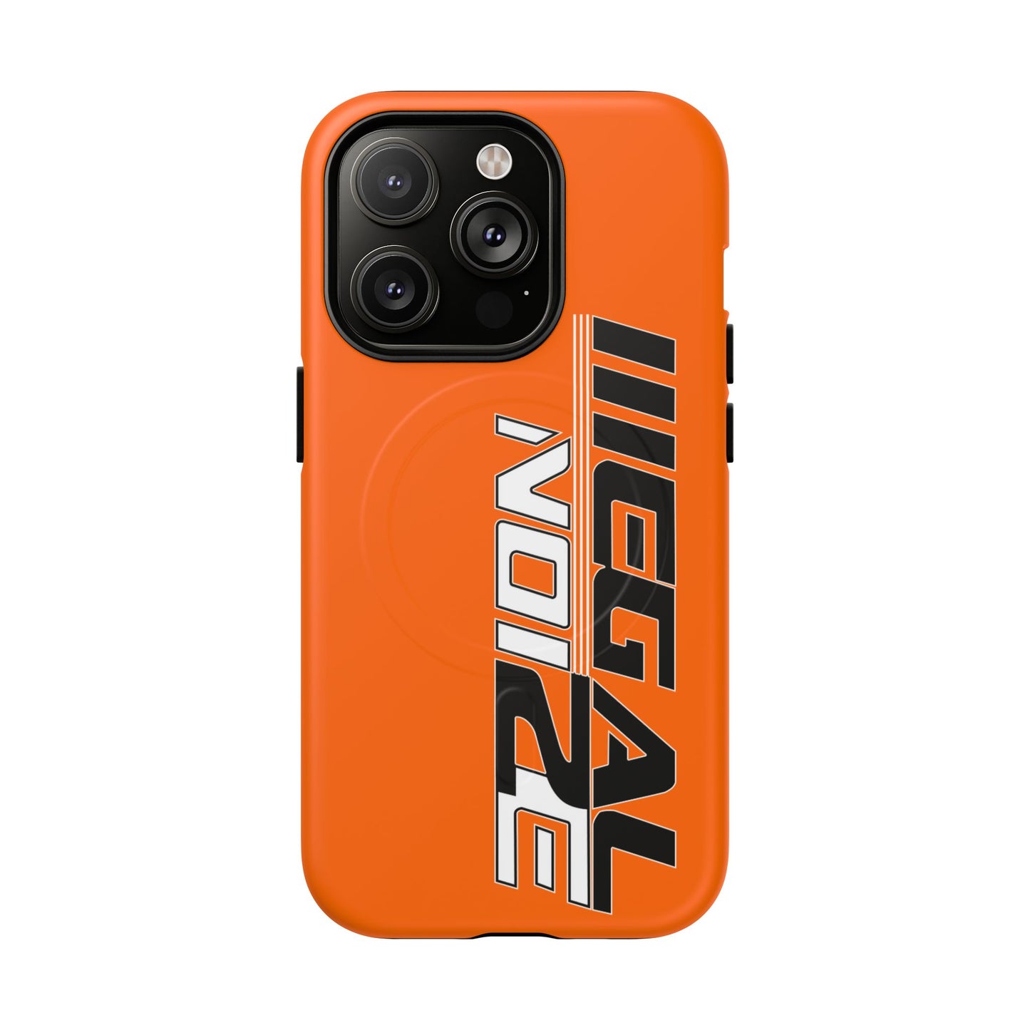 Illegal NoiZe Cosmic Orange Tough Magnetic iPhone Case