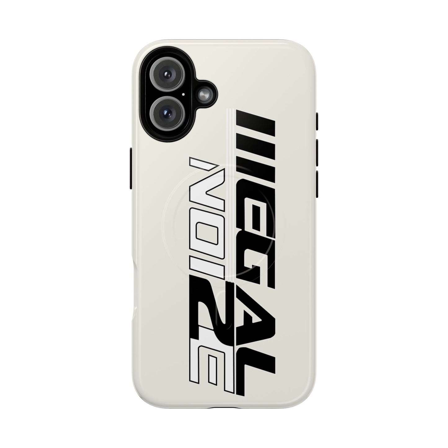Illegal NoiZe Frost White Tough Magnetic iPhone Case