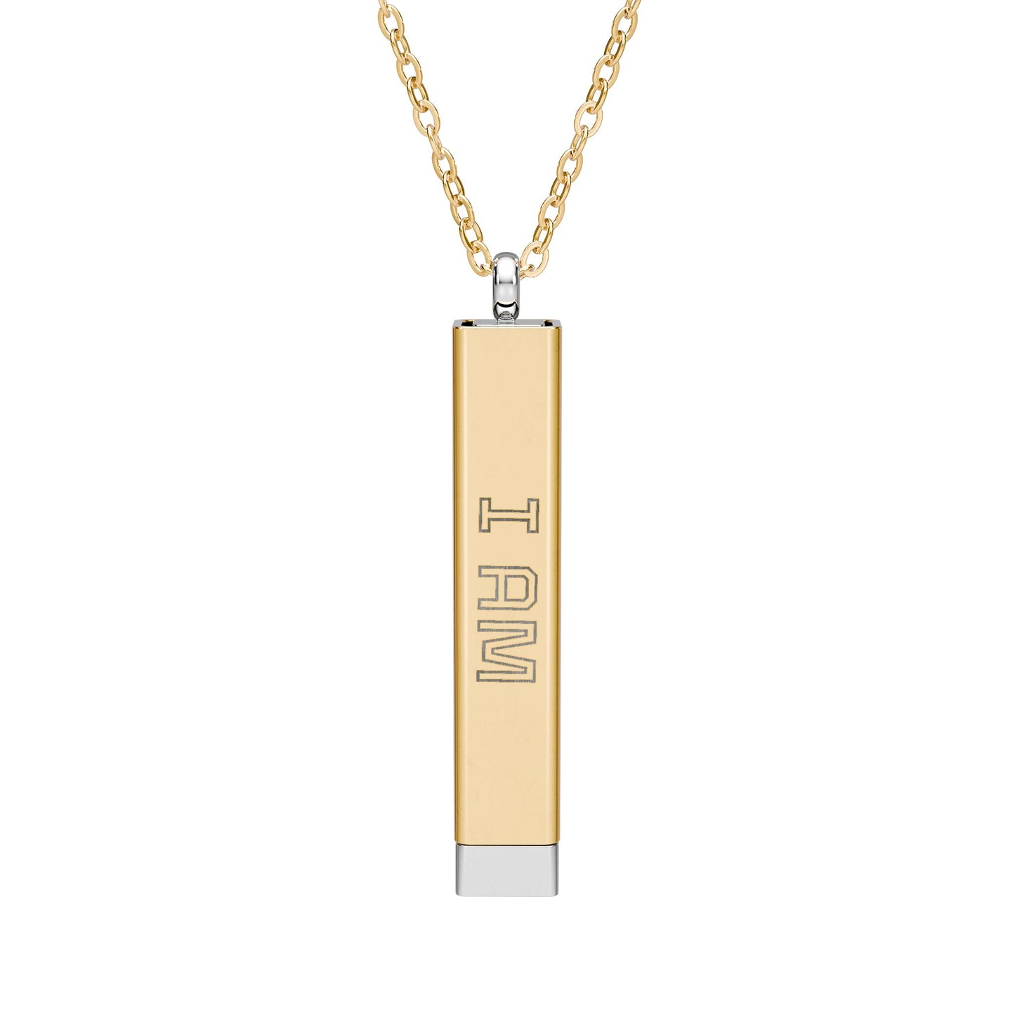 I AM Blessed Hidden Message Necklace – Manifestation Pendant (18K Gold / Stainless Steel)