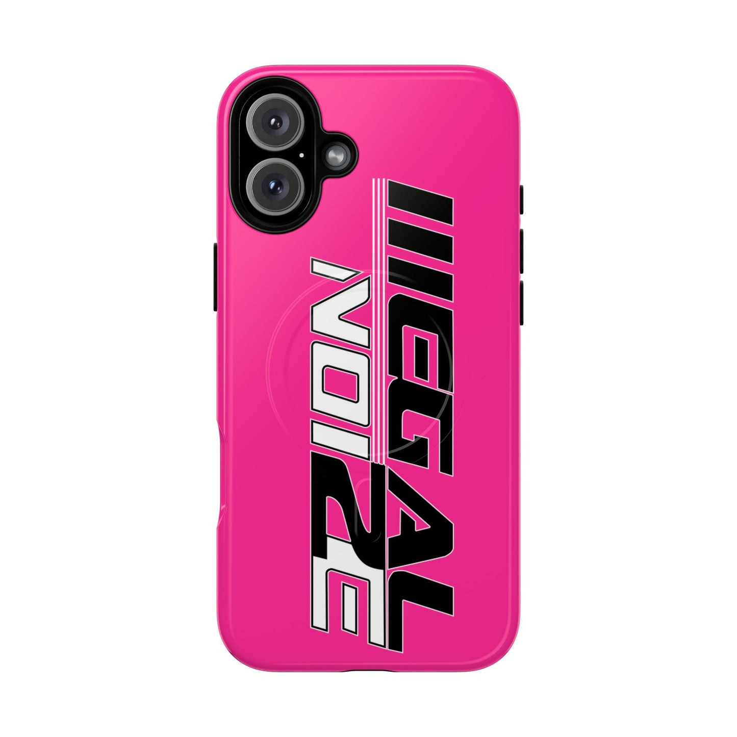 Illegal NoiZe Hot Pink Tough Magnetic iPhone Case
