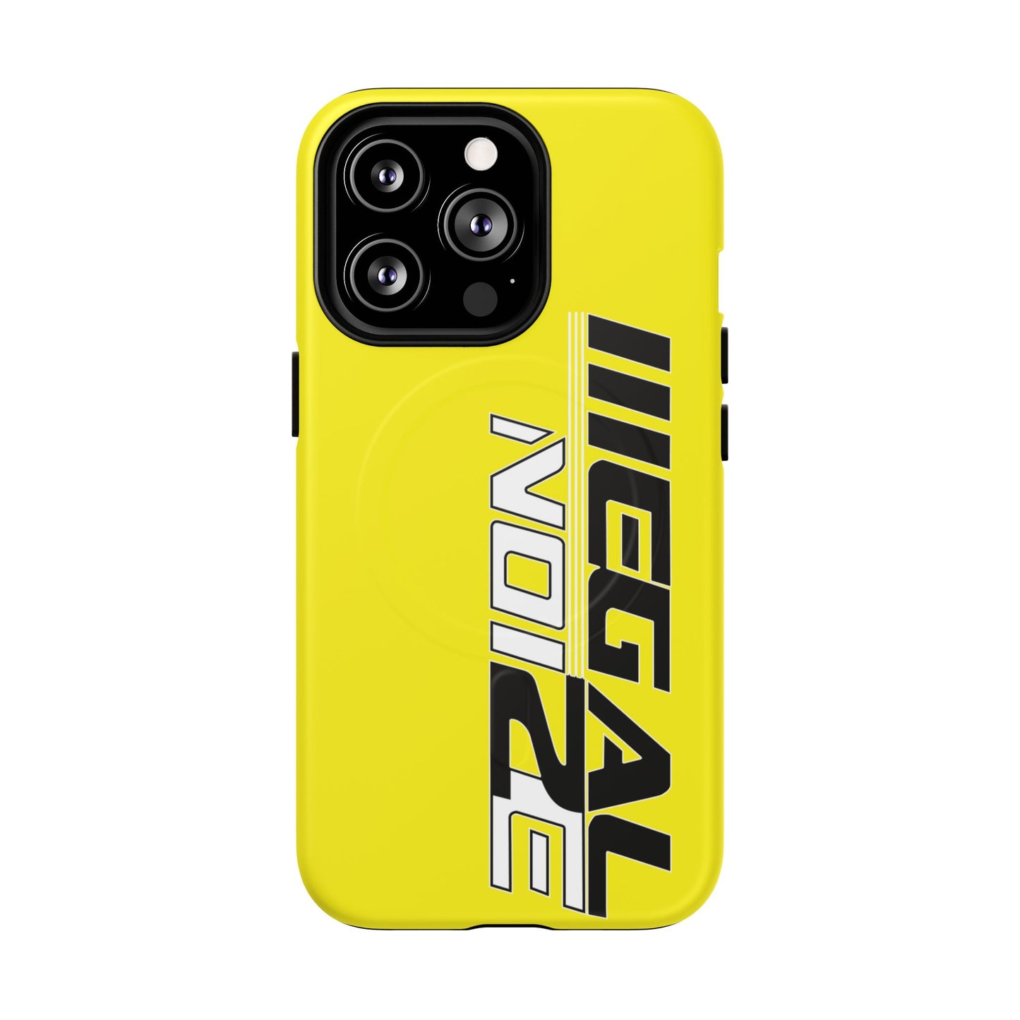 Illegal NoiZe Yellow Tough Magnetic iPhone Case