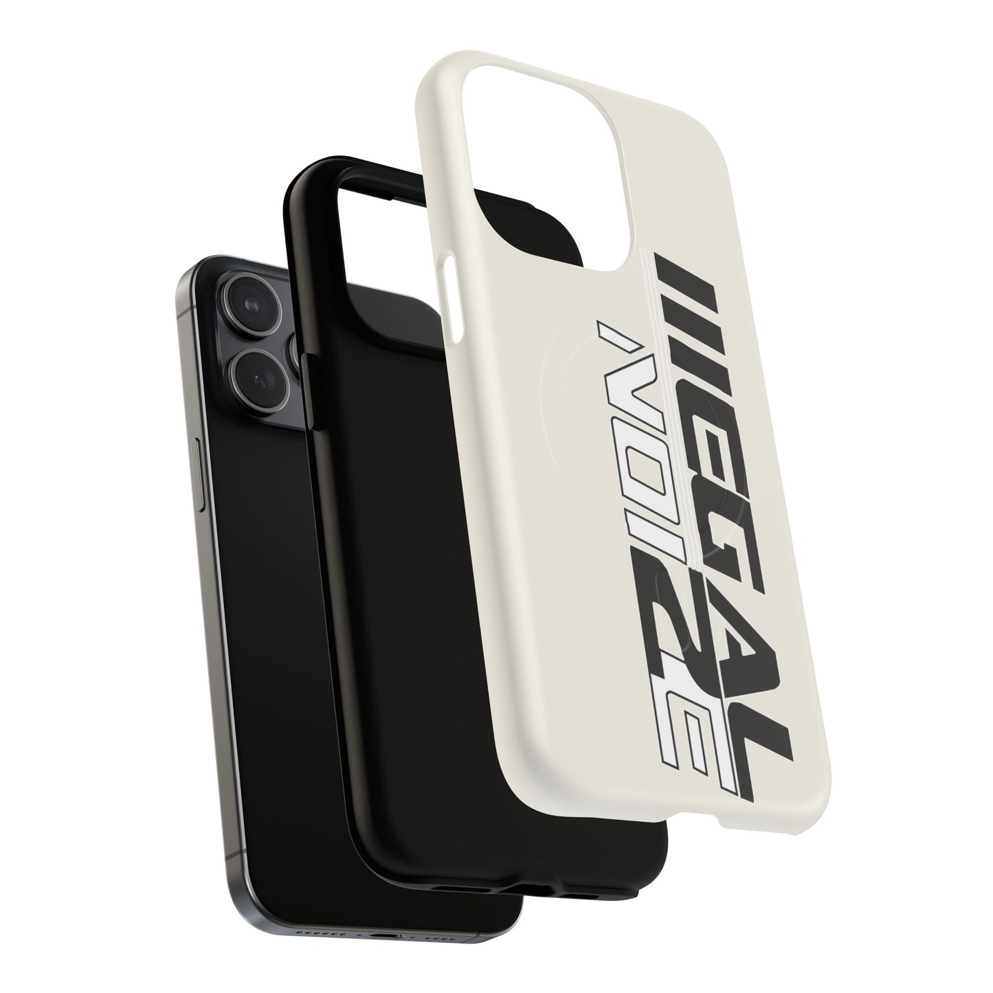 Illegal NoiZe Frost White Tough Magnetic iPhone Case