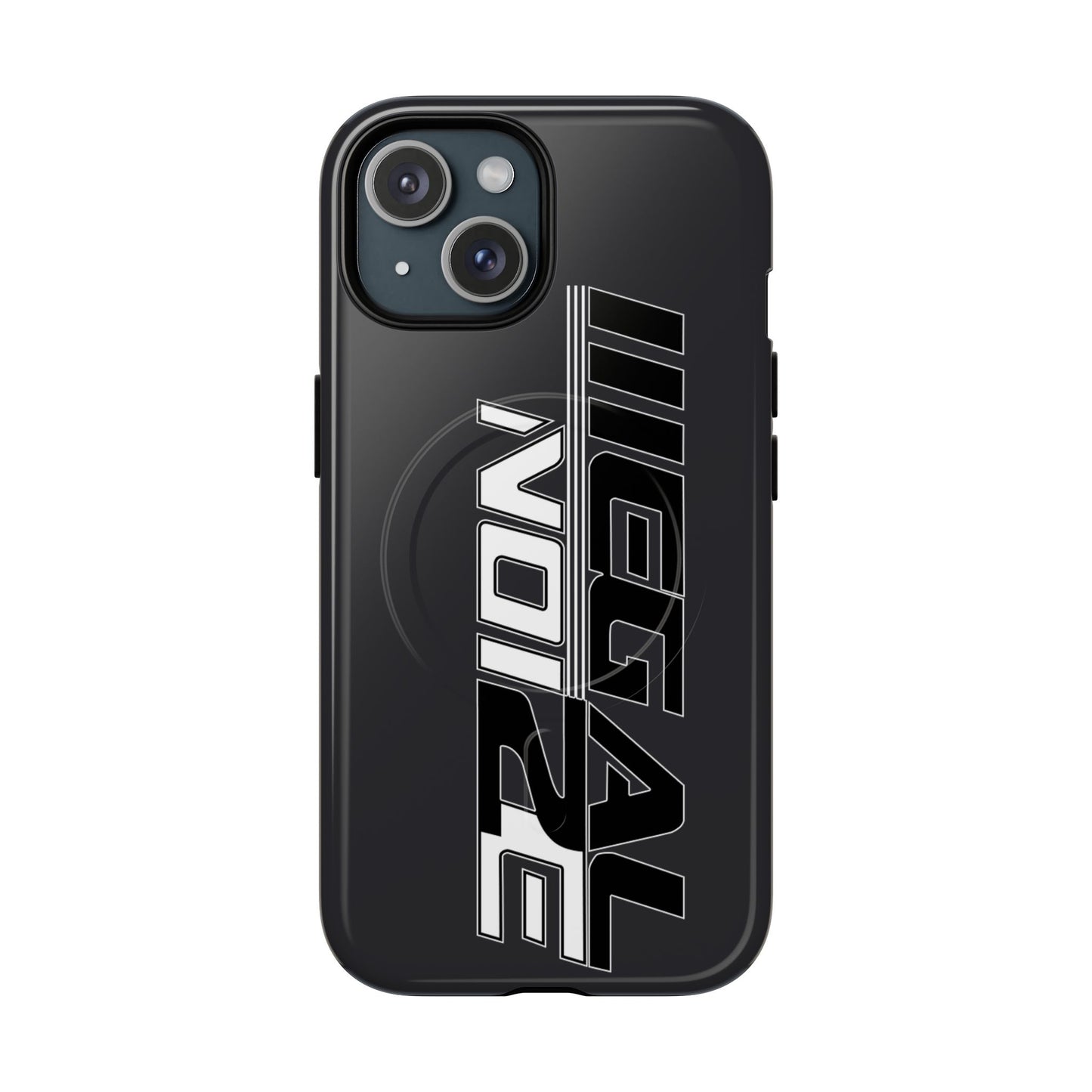 Illegal NoiZe Gunmetal Graphite Tough Magnetic iPhone Case