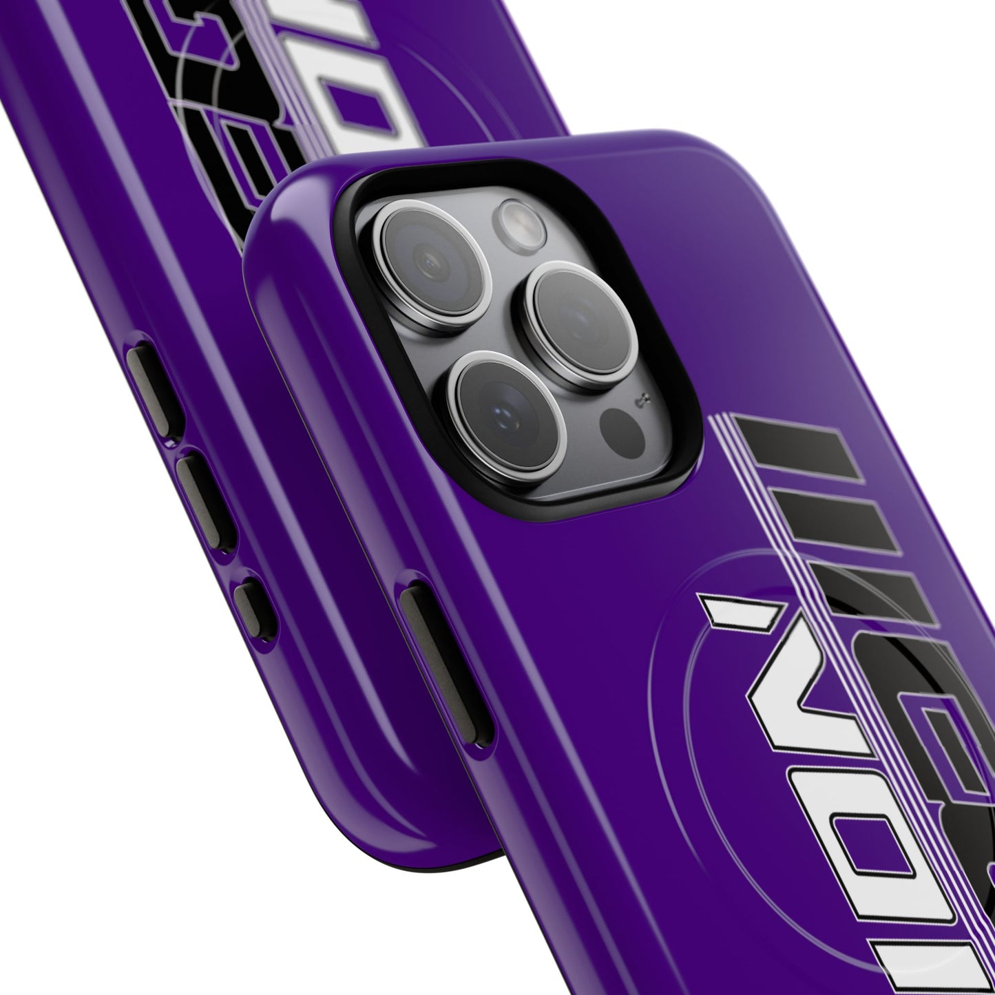 Illegal NoiZe Deep Purple Tough Magnetic iPhone Case