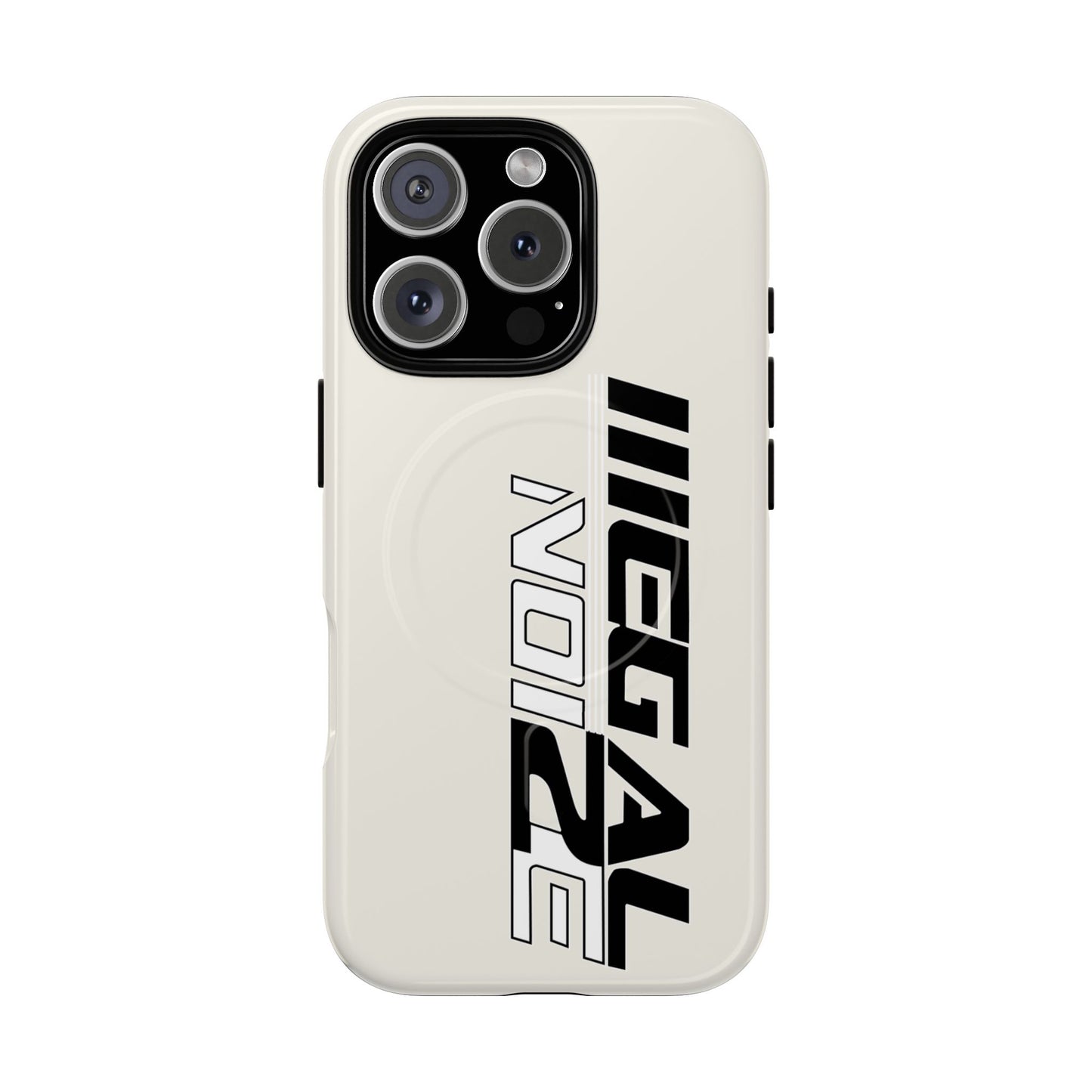 Illegal NoiZe Frost White Tough Magnetic iPhone Case