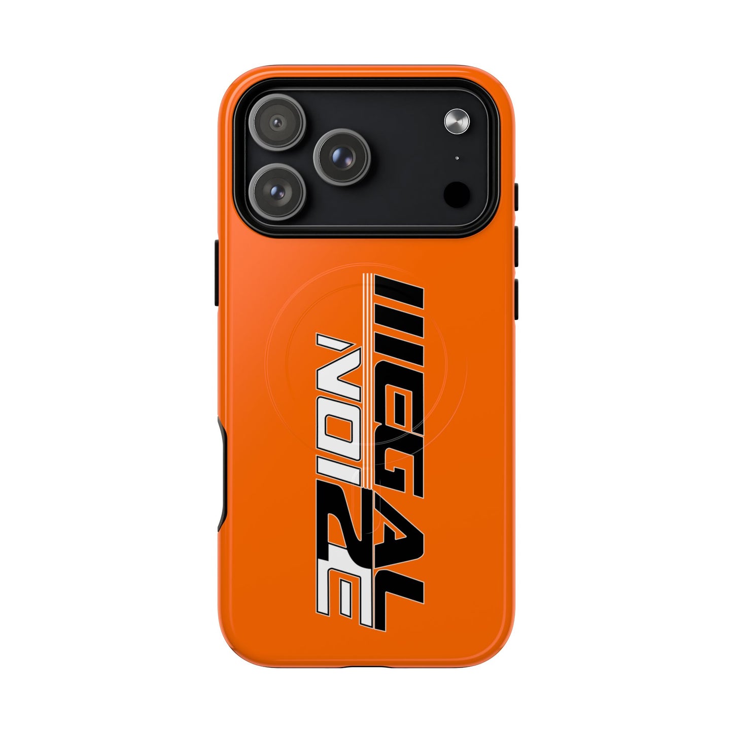 Illegal NoiZe Cosmic Orange Tough Magnetic iPhone Case