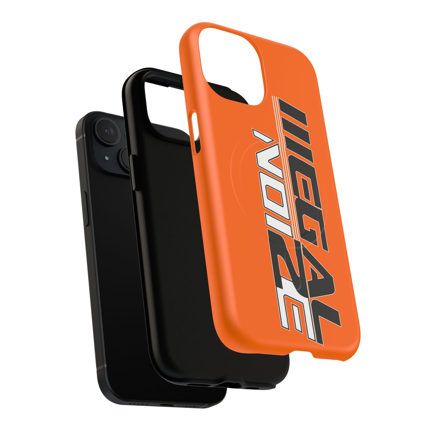 Illegal NoiZe Cosmic Orange Tough Magnetic iPhone Case
