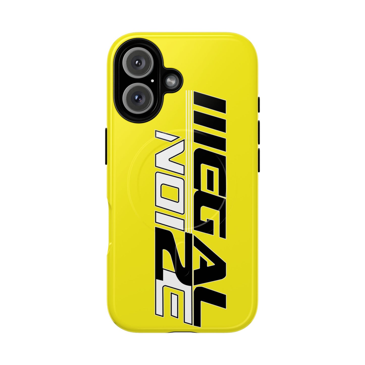 Illegal NoiZe Yellow Tough Magnetic iPhone Case