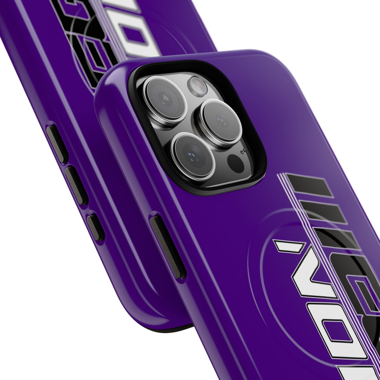 Illegal NoiZe Deep Purple Tough Magnetic iPhone Case