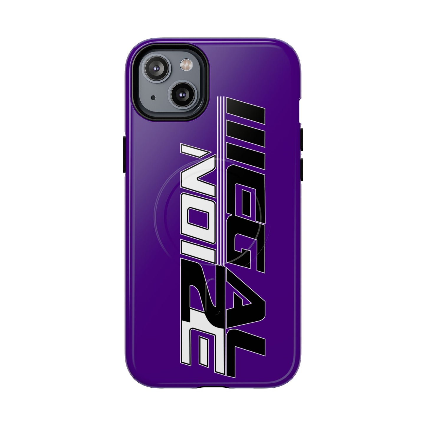 Illegal NoiZe Deep Purple Tough Magnetic iPhone Case