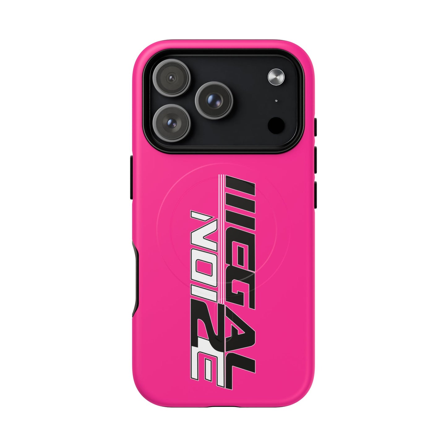 Illegal NoiZe Hot Pink Tough Magnetic iPhone Case