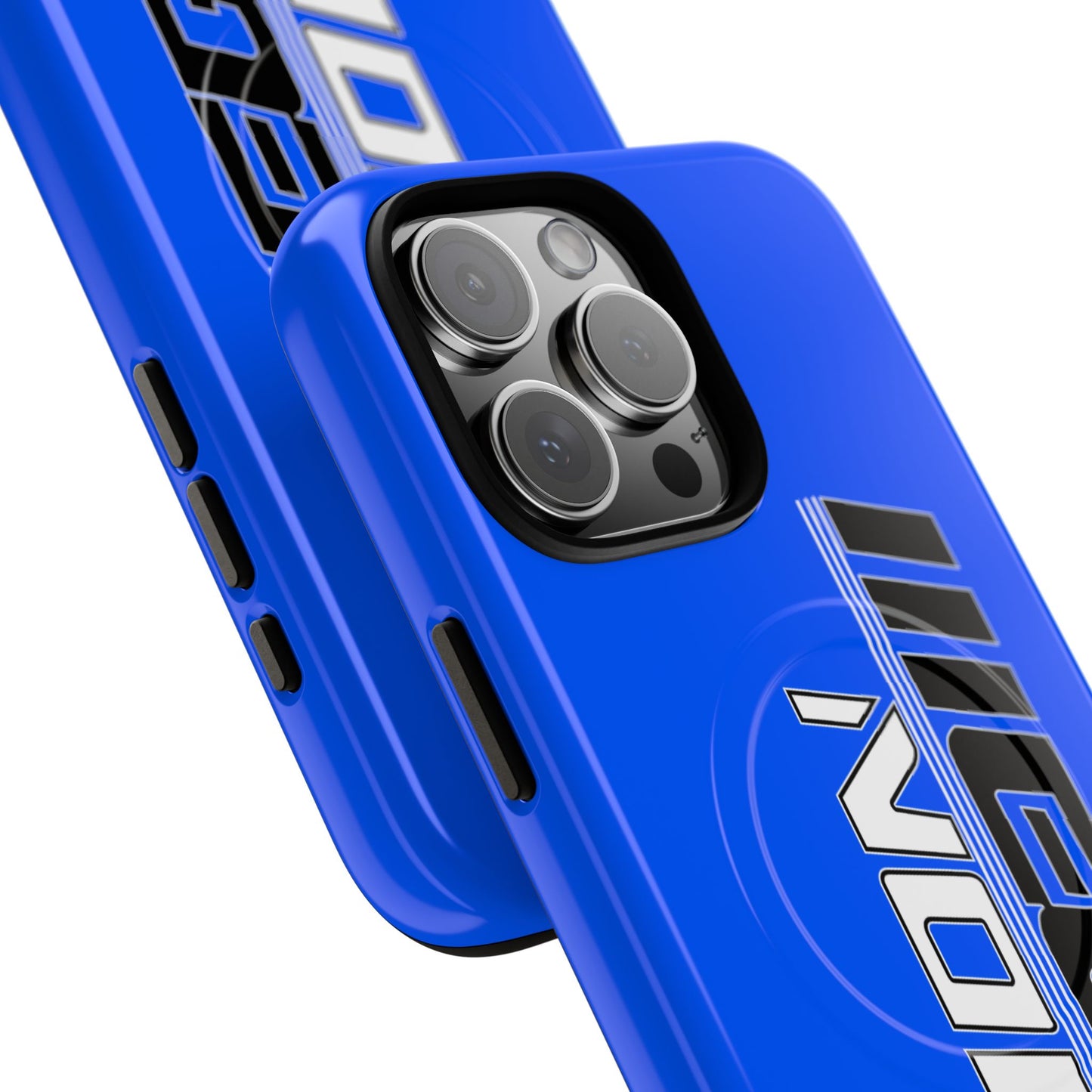Illegal NoiZe Electric Blue Tough Magnetic iPhone Case