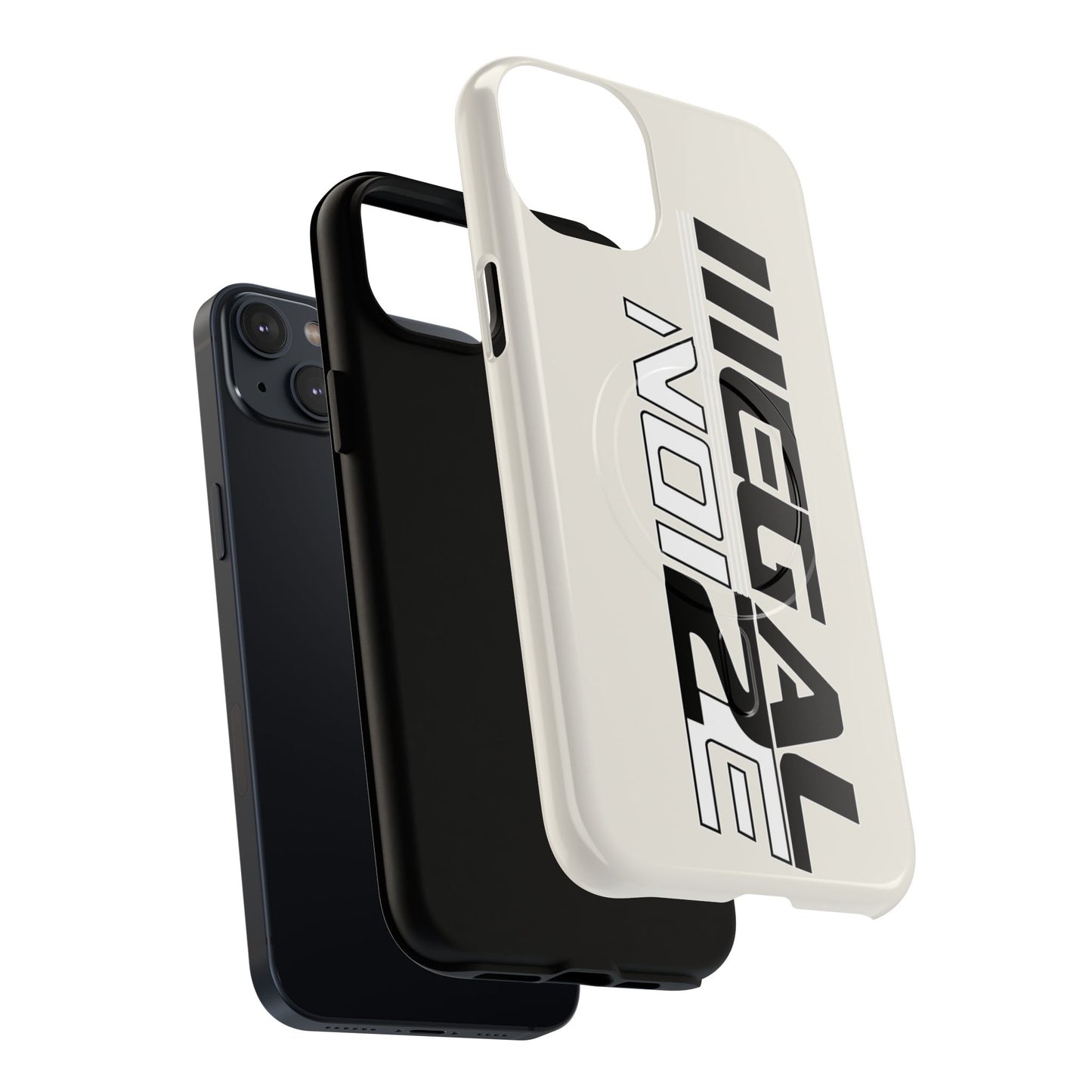 Illegal NoiZe Frost White Tough Magnetic iPhone Case