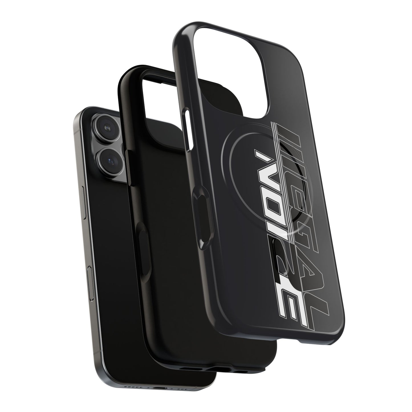 Illegal NoiZe Gunmetal Graphite Tough Magnetic iPhone Case